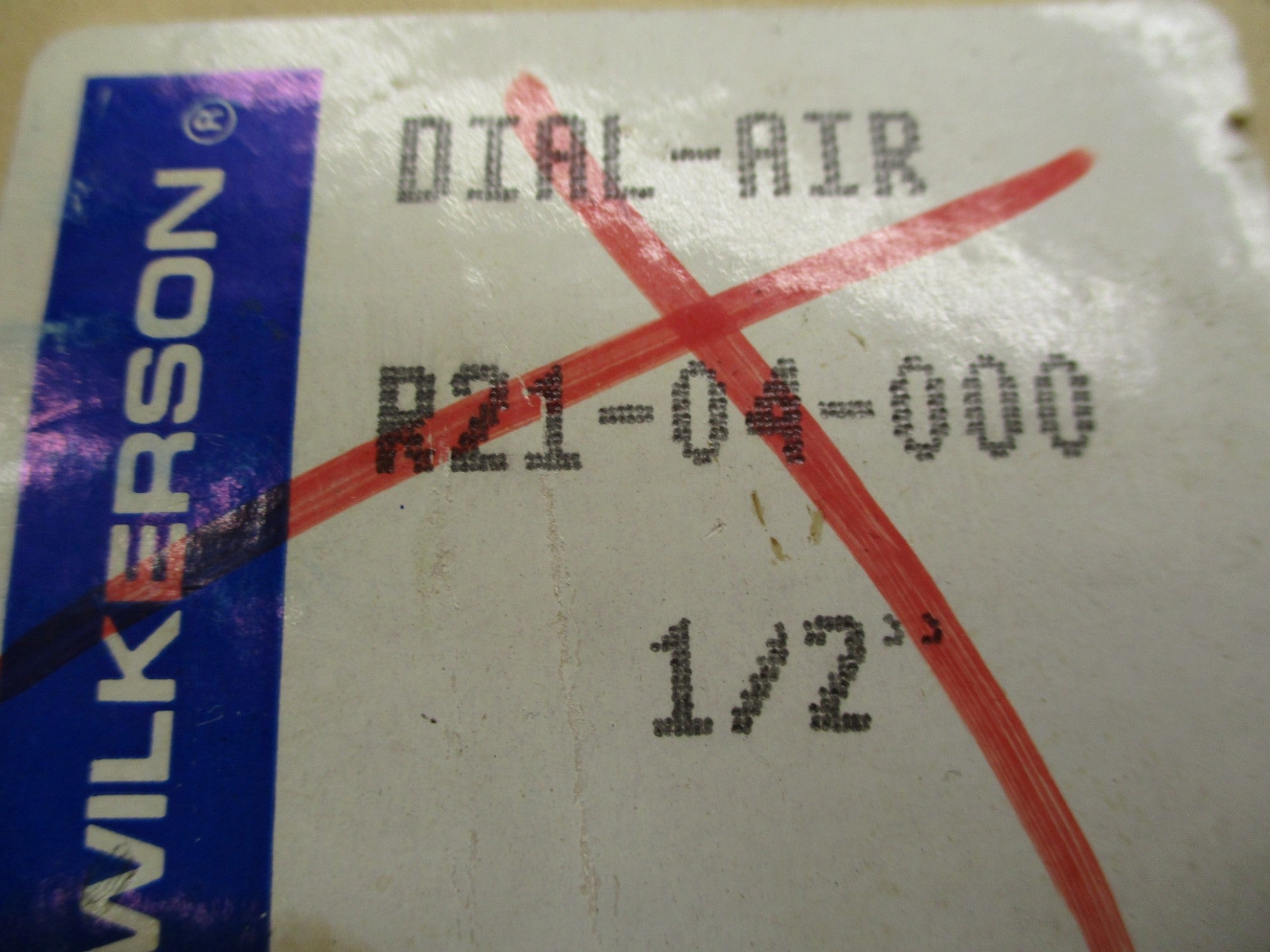 WILKERSON R21-04-000 UNMP