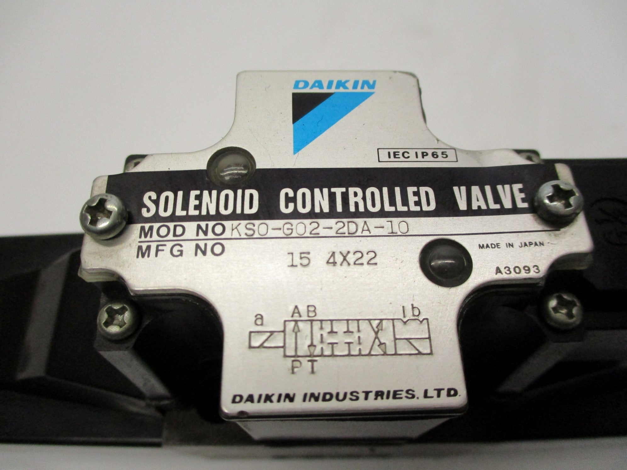 DAIKIN KSO-G02-2DA-10 100VAC NSNP