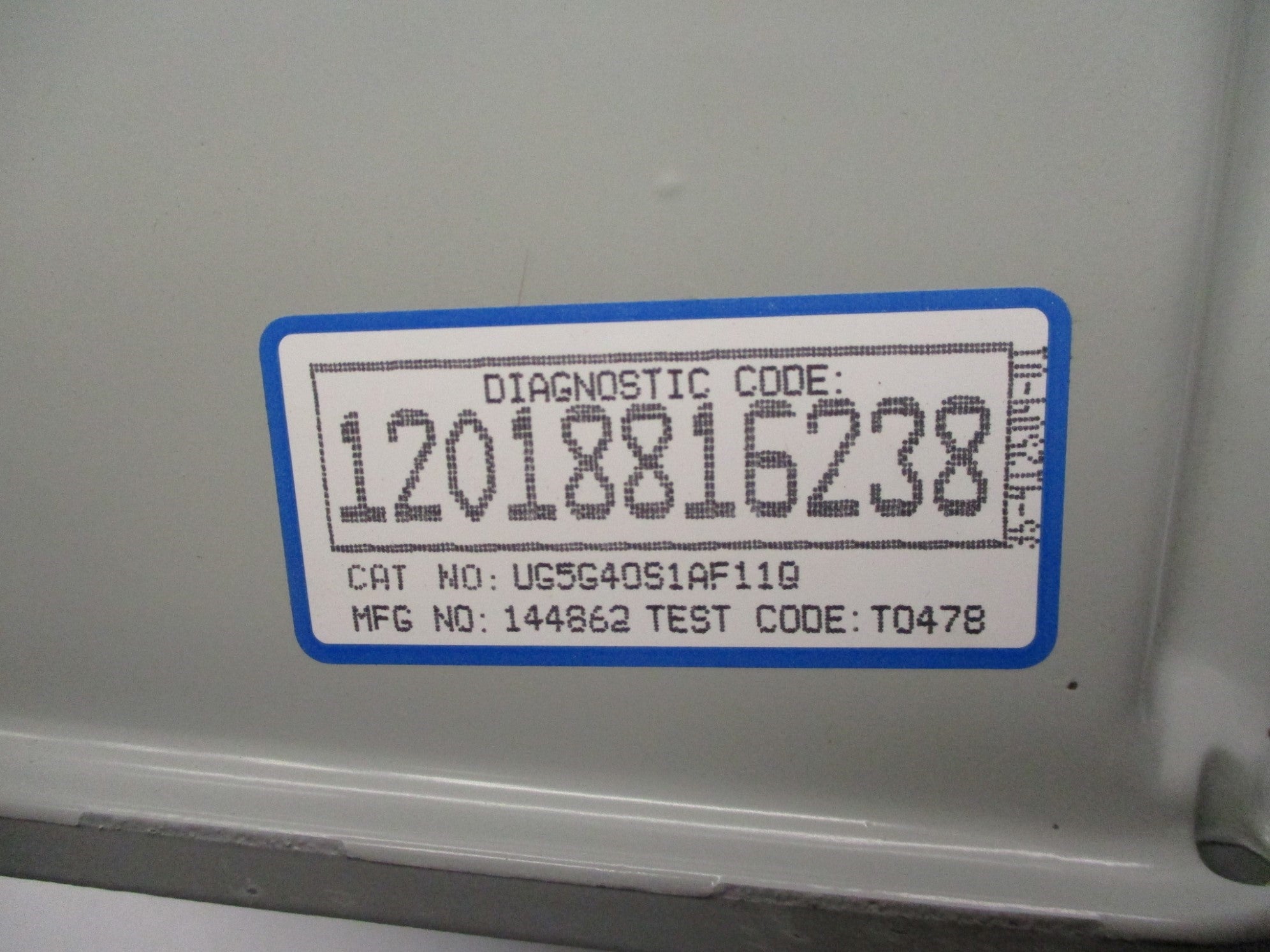 GENERAL ELECTRIC UG5G40S1AF11Q NSMP