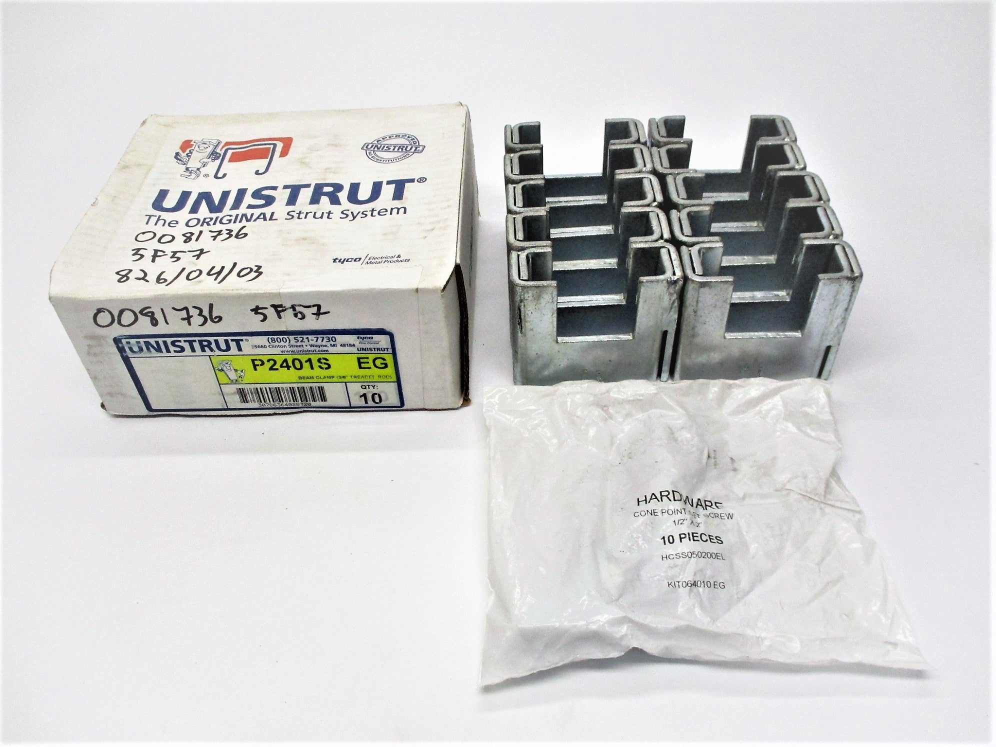 UNISTRUT P2401S-EG (PKG OF 10) NSMP