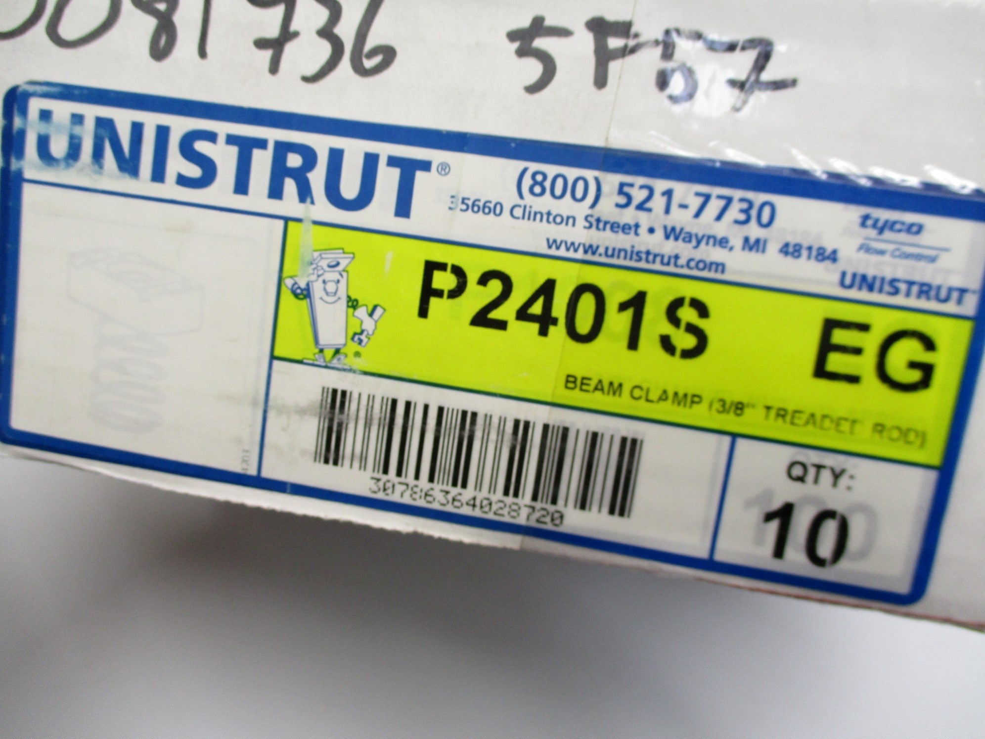 UNISTRUT P2401S-EG (PKG OF 10) NSMP