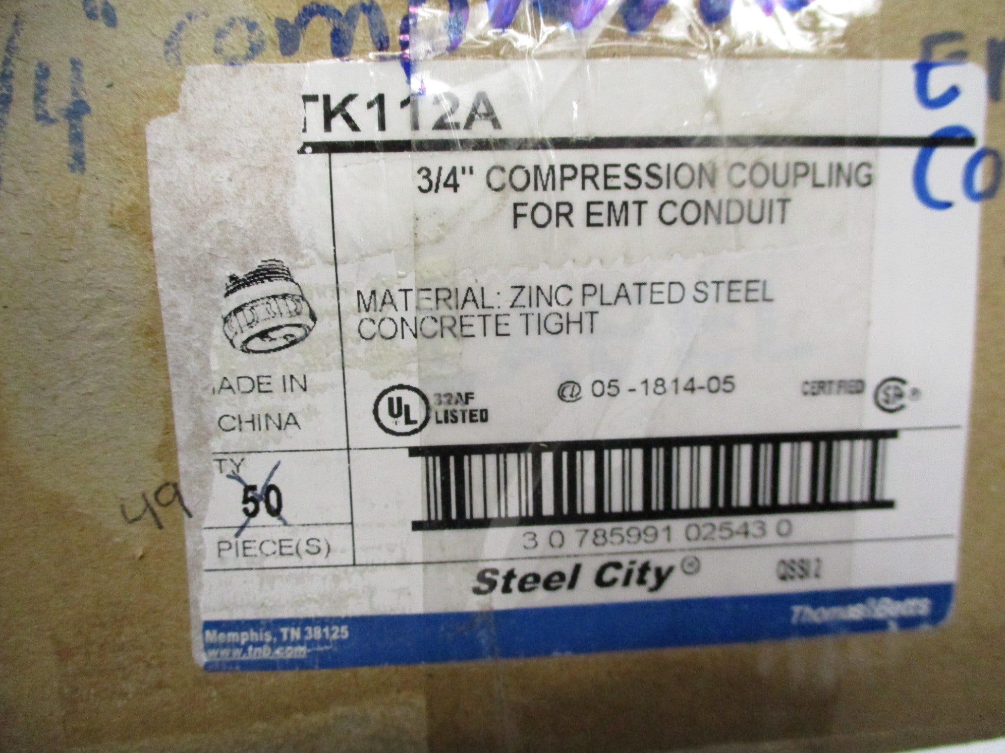 THOMAS&BETTS TK112A (PKG OF 49) NSMP
