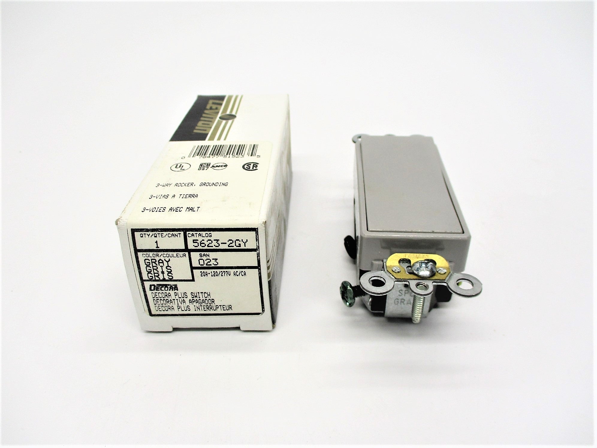 LEVITON 5623-2GY NSMP