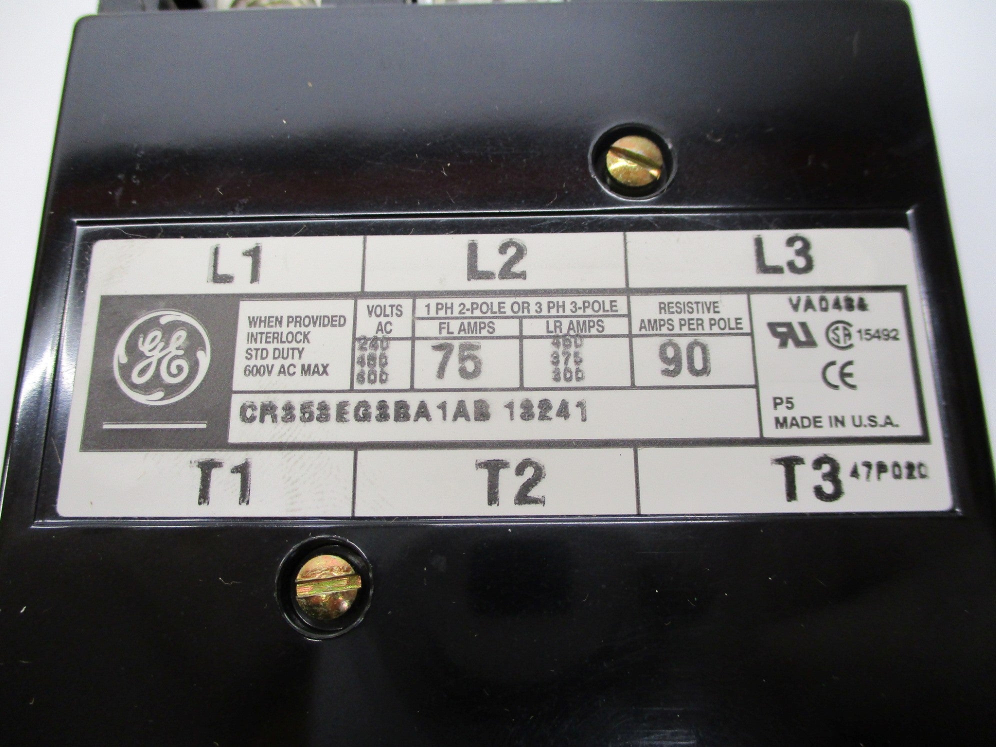 GENERAL ELECTRIC CR353EG3BA1AB 120V NSMP