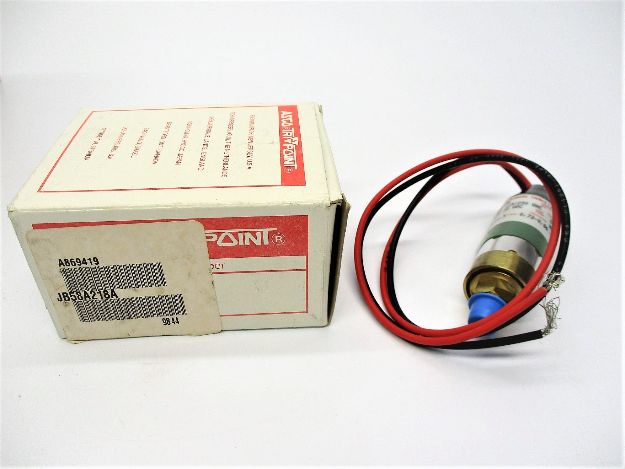 ASCO JB58A218A 125/250VAC NSMP