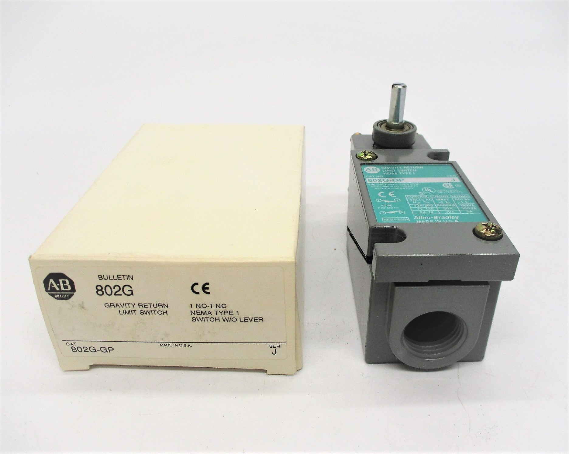 ALLEN BRADLEY 802G-GP SER. J (WH) NSMP