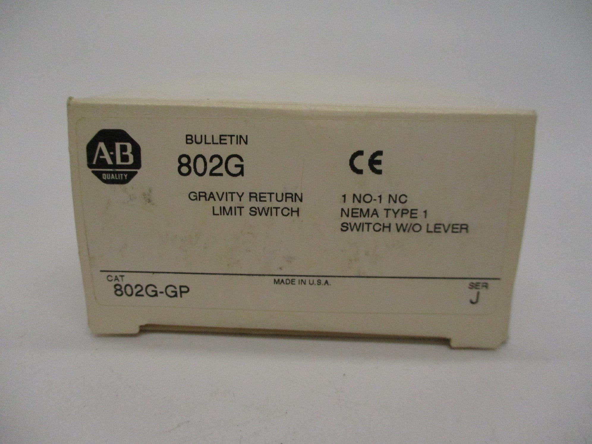 ALLEN BRADLEY 802G-GP SER. J (WH) NSMP