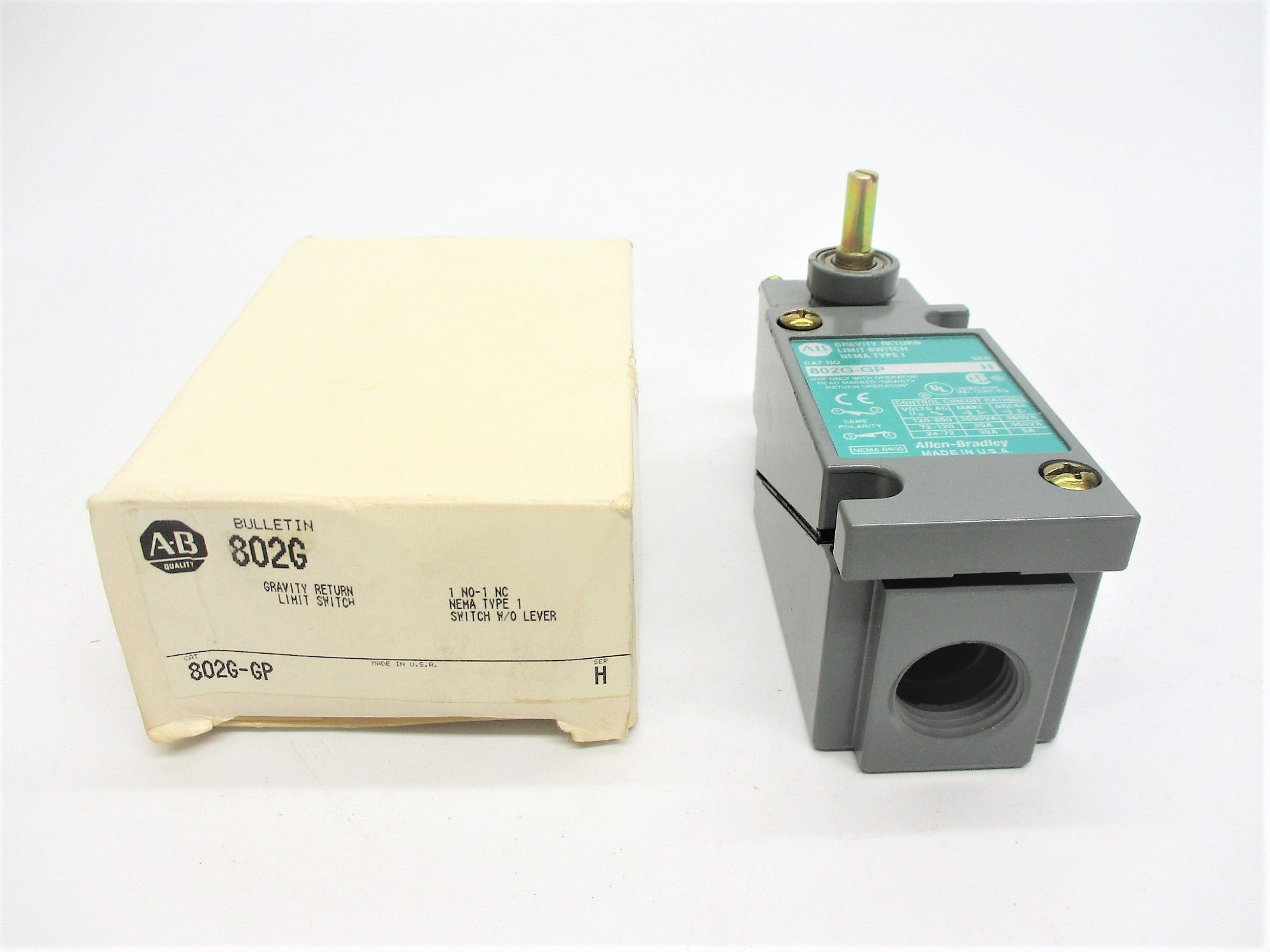INDUSTRIAL SPARE PART 802G-GP SER. H 120-600VAC 30A (WH) NSMP