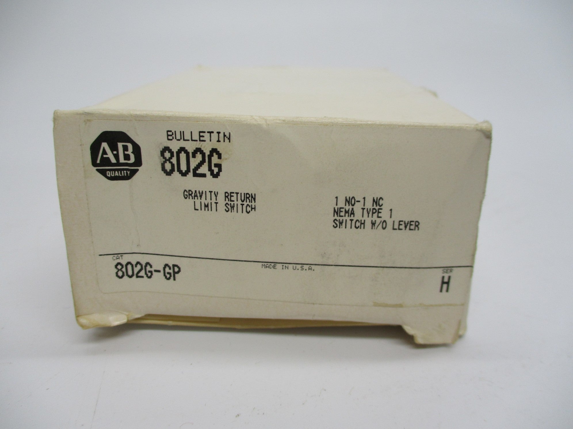 INDUSTRIAL SPARE PART 802G-GP SER. H 120-600VAC 30A (WH) NSMP