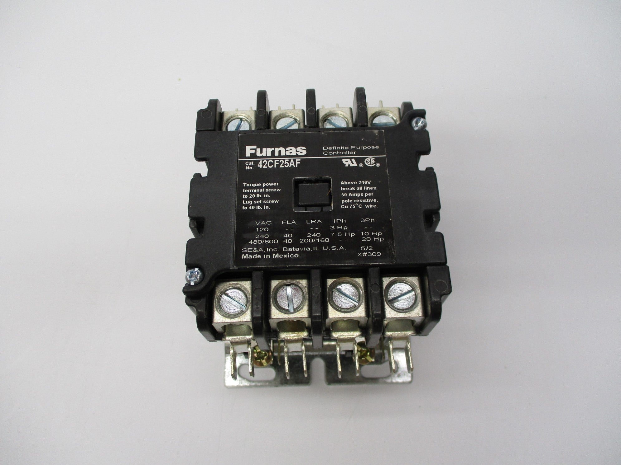 FURNAS 42CF25AF 110/120V 40A NSMP