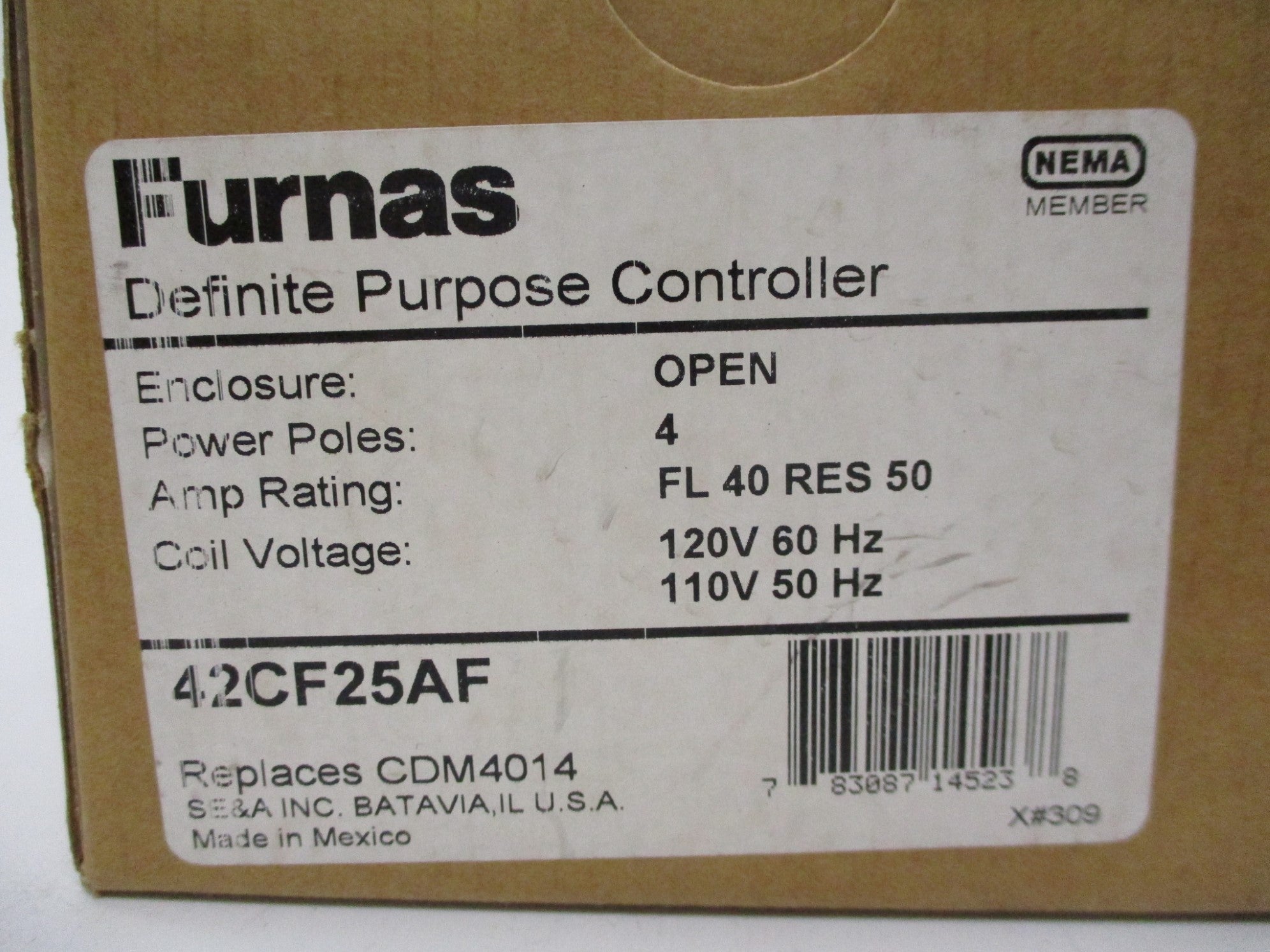 FURNAS 42CF25AF 110/120V 40A NSMP