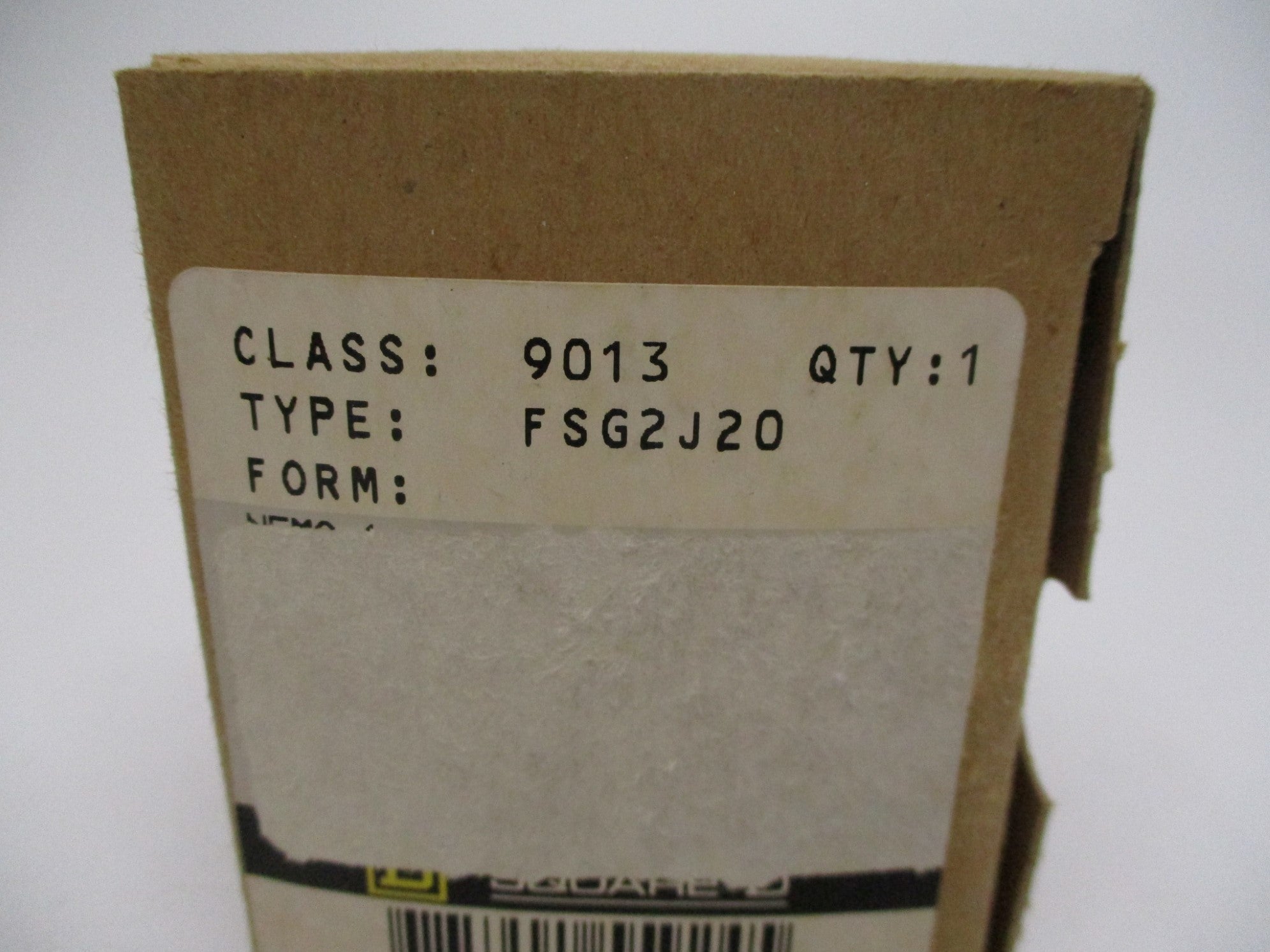 SQUARE D 9013FSG2 SER. B 20/40PSI NSMP
