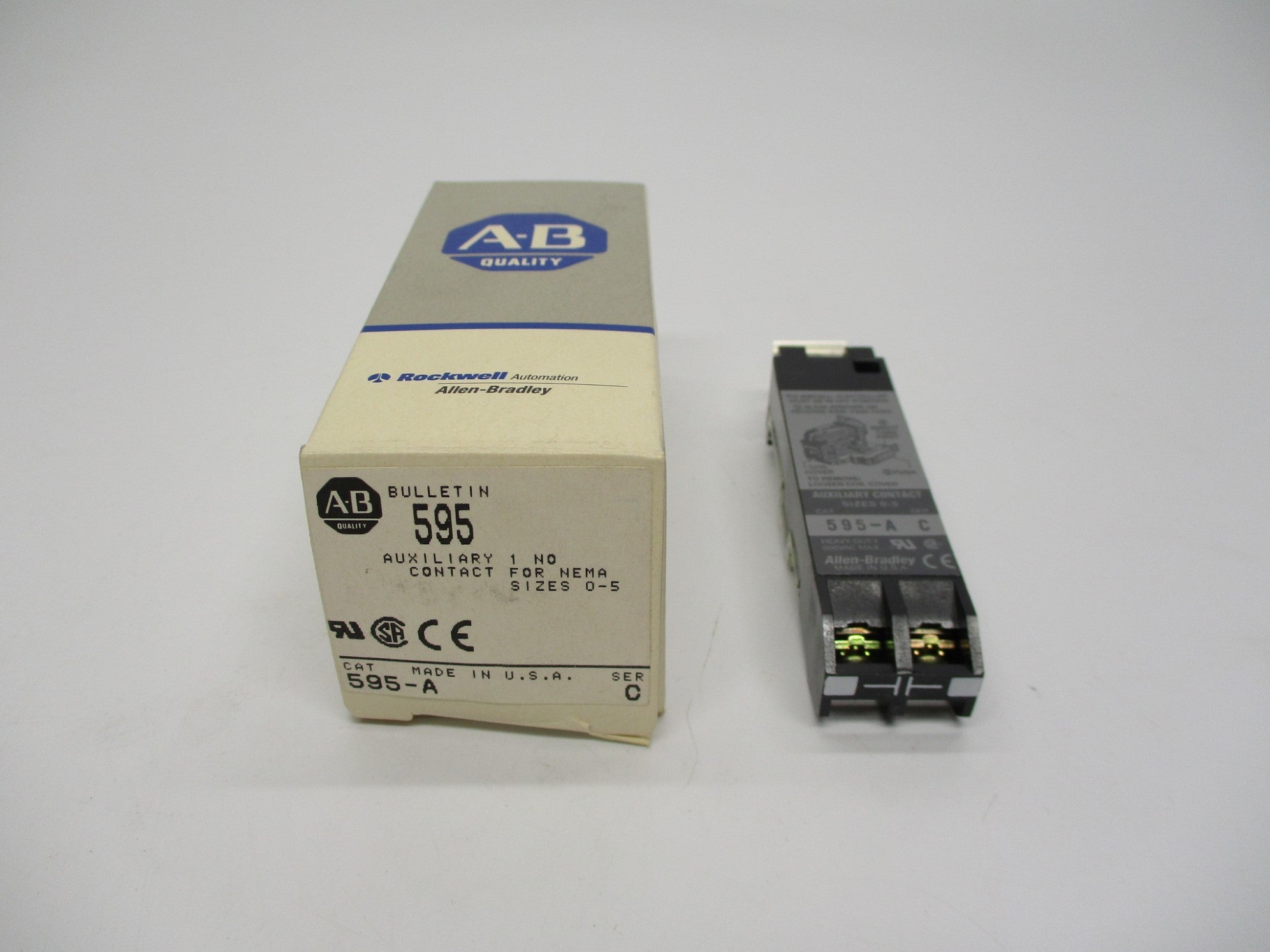 ALLEN BRADLEY 595-A SER. C (GY/BL) NSMP