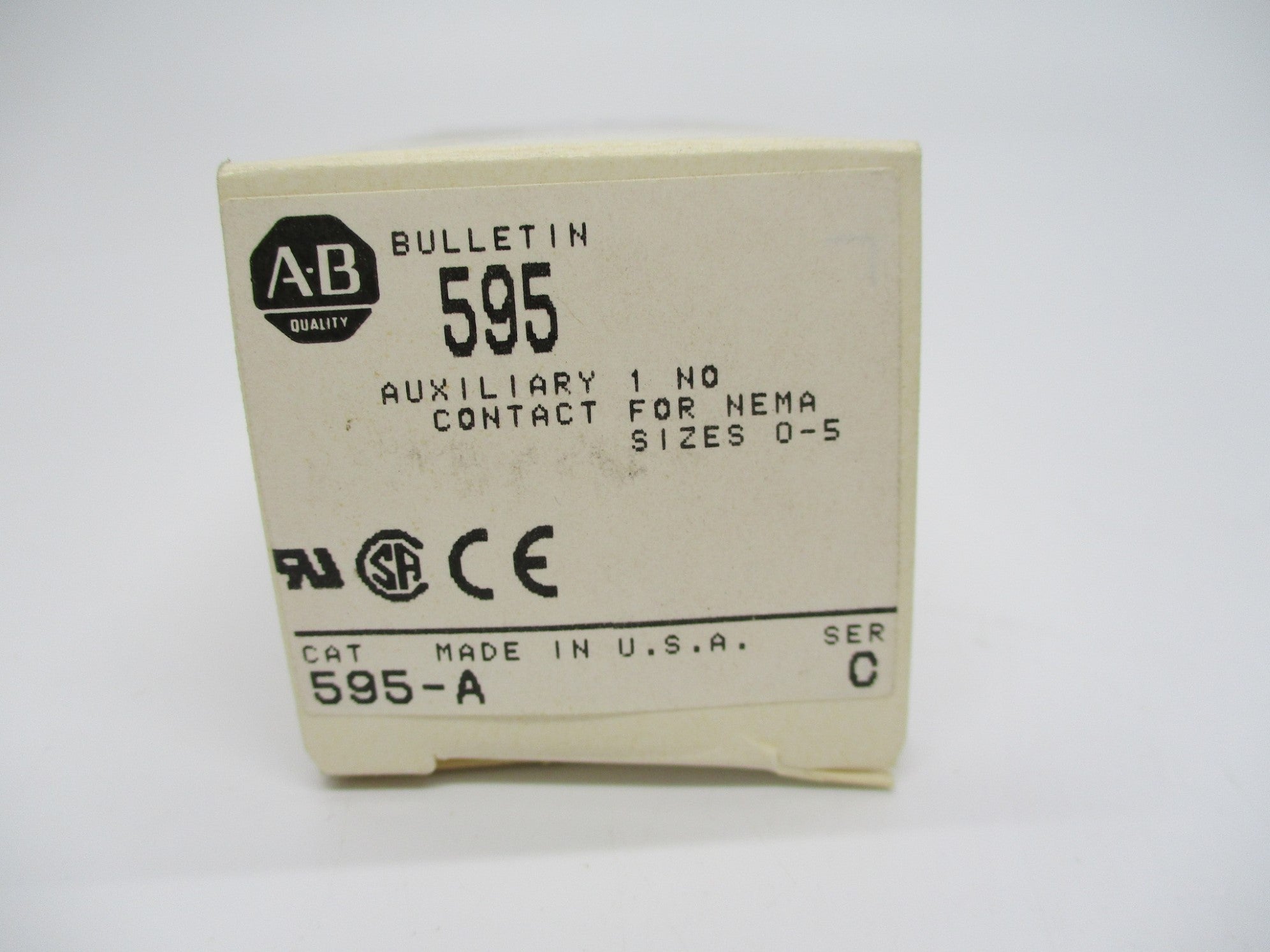 ALLEN BRADLEY 595-A SER. C (GY/BL) NSMP
