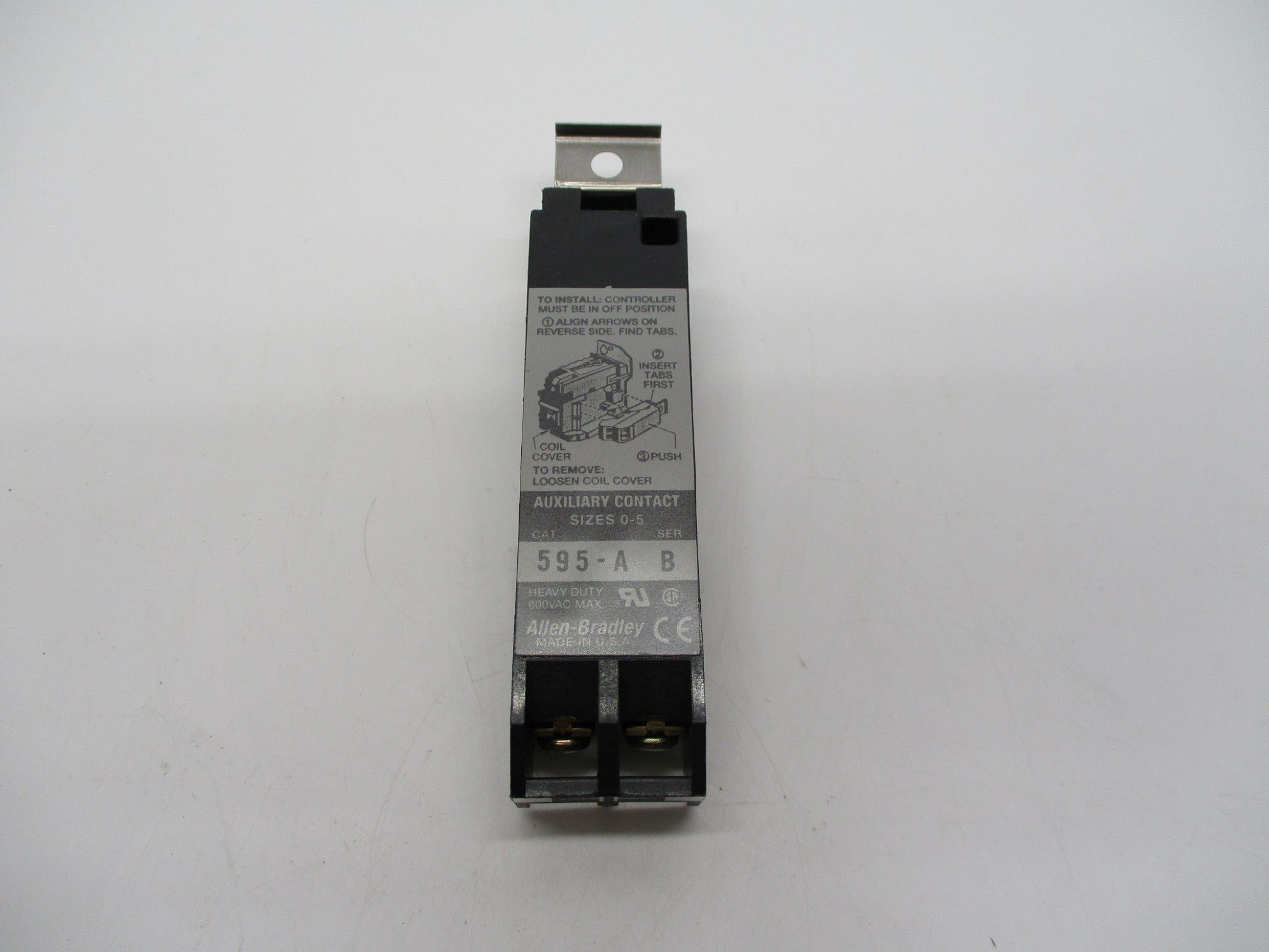 ALLEN BRADLEY 595-A SER. B (GY/BL) NSMP
