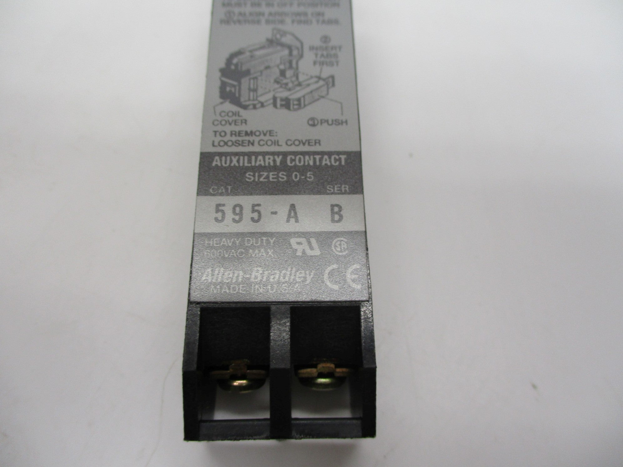 ALLEN BRADLEY 595-A SER. B (GY/BL) NSMP