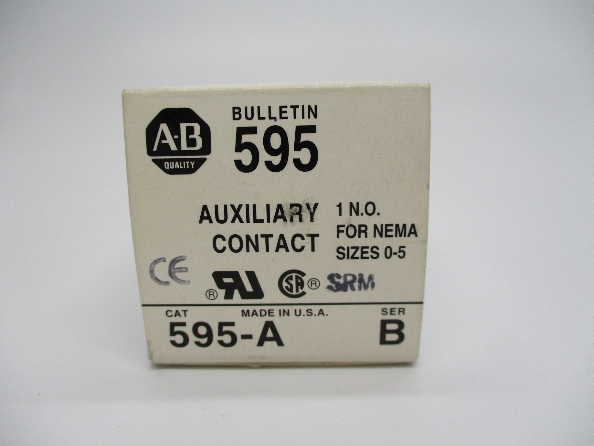 ALLEN BRADLEY 595-A SER. B (GY/BL) NSMP