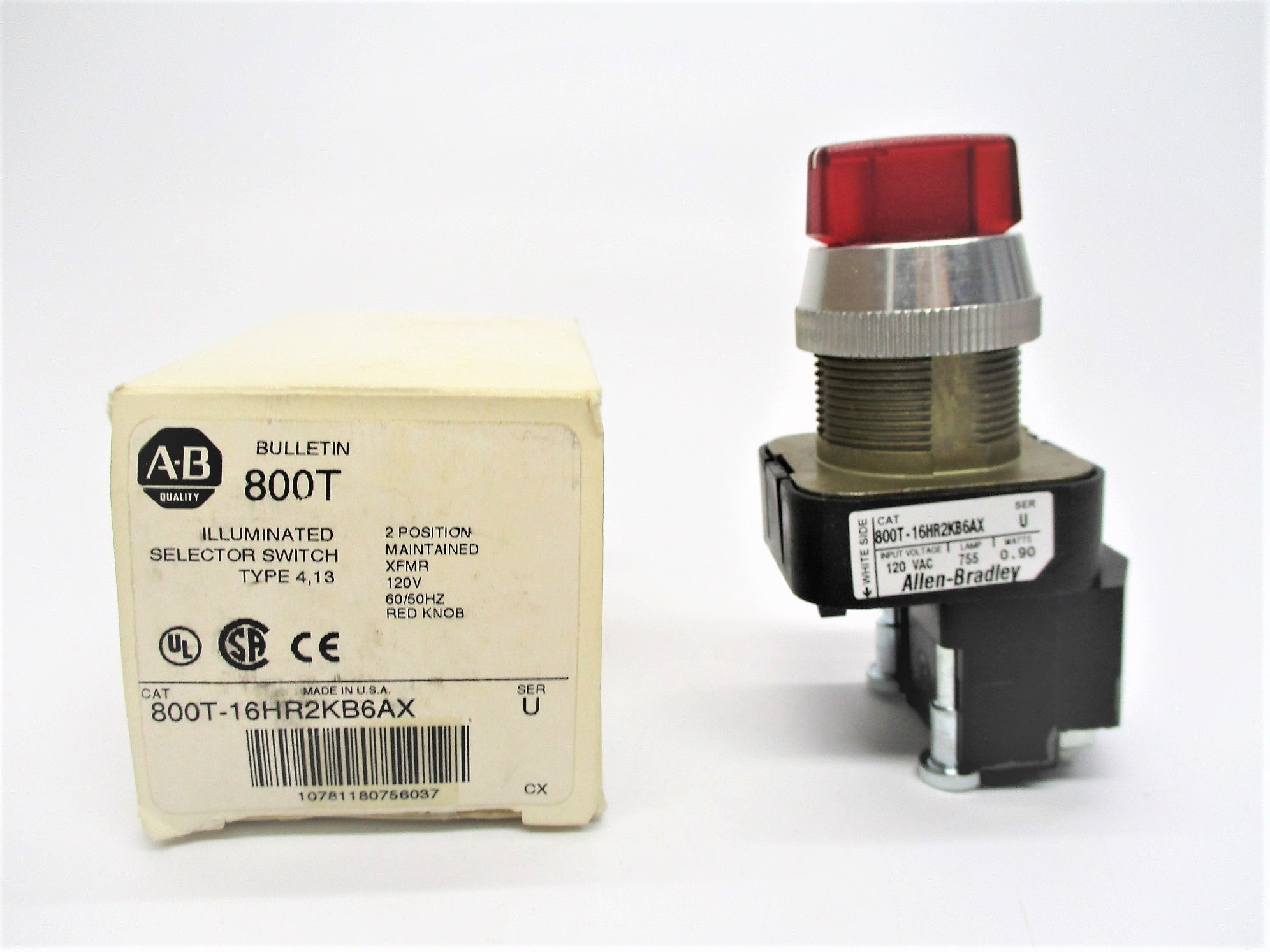 INDUSTRIAL SPARE PART 800T-16HR2KB6AX SER. U 120V (WH) (AS PICTURED) NSMP