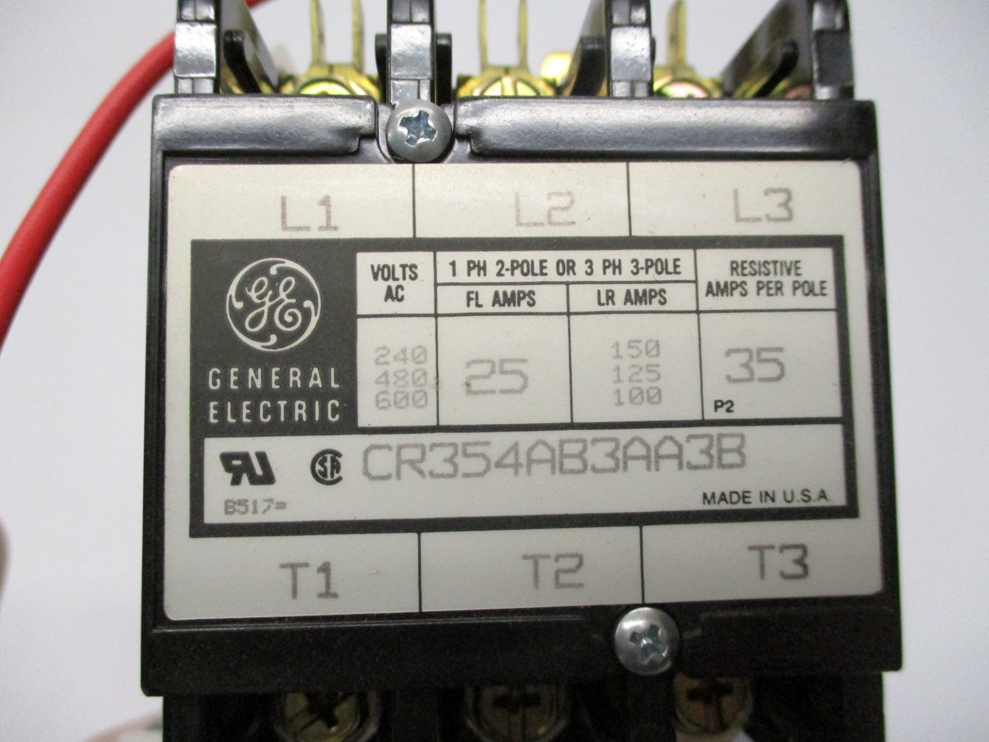 GENERAL ELECTRIC CR354AB3AA3B NSMP