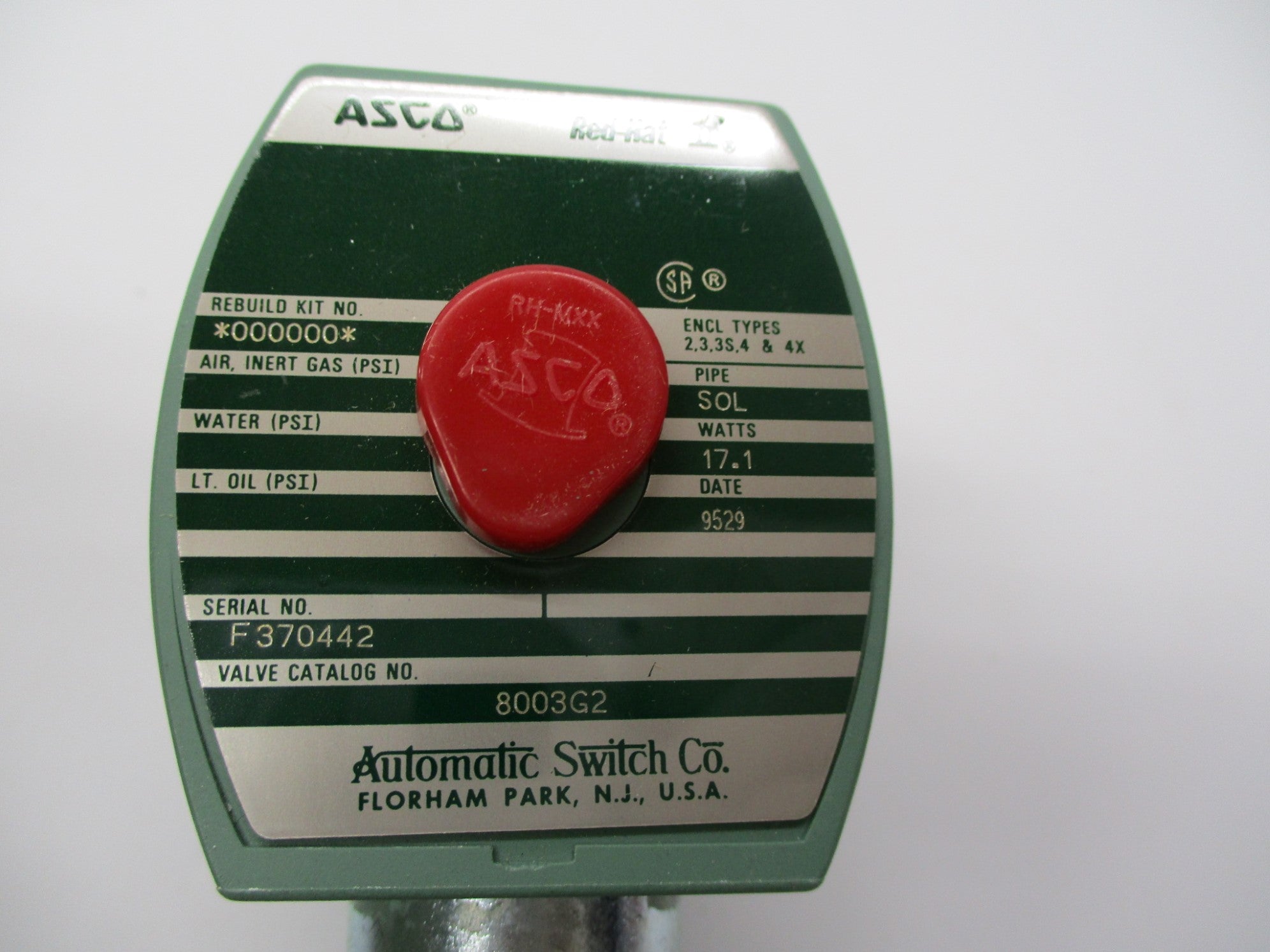 ASCO 8003G2 110/120V NSMP