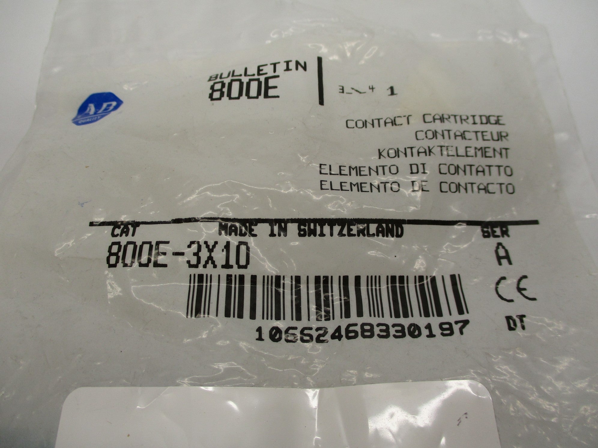 ALLEN BRADLEY 800E-3X10 SER. A 690V 10A NSMP