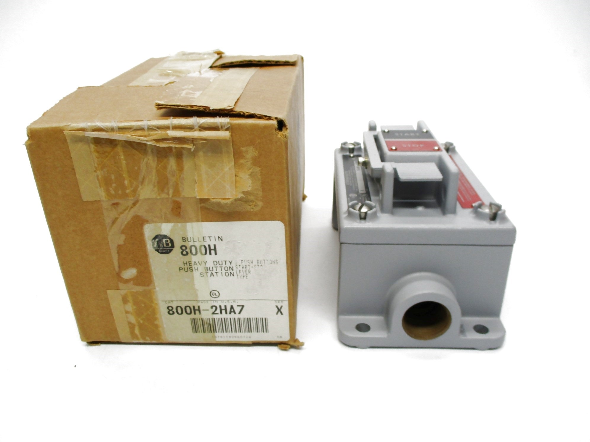 ALLEN BRADLEY 800H-2HA7 SER. X (BR/WH) NSMP