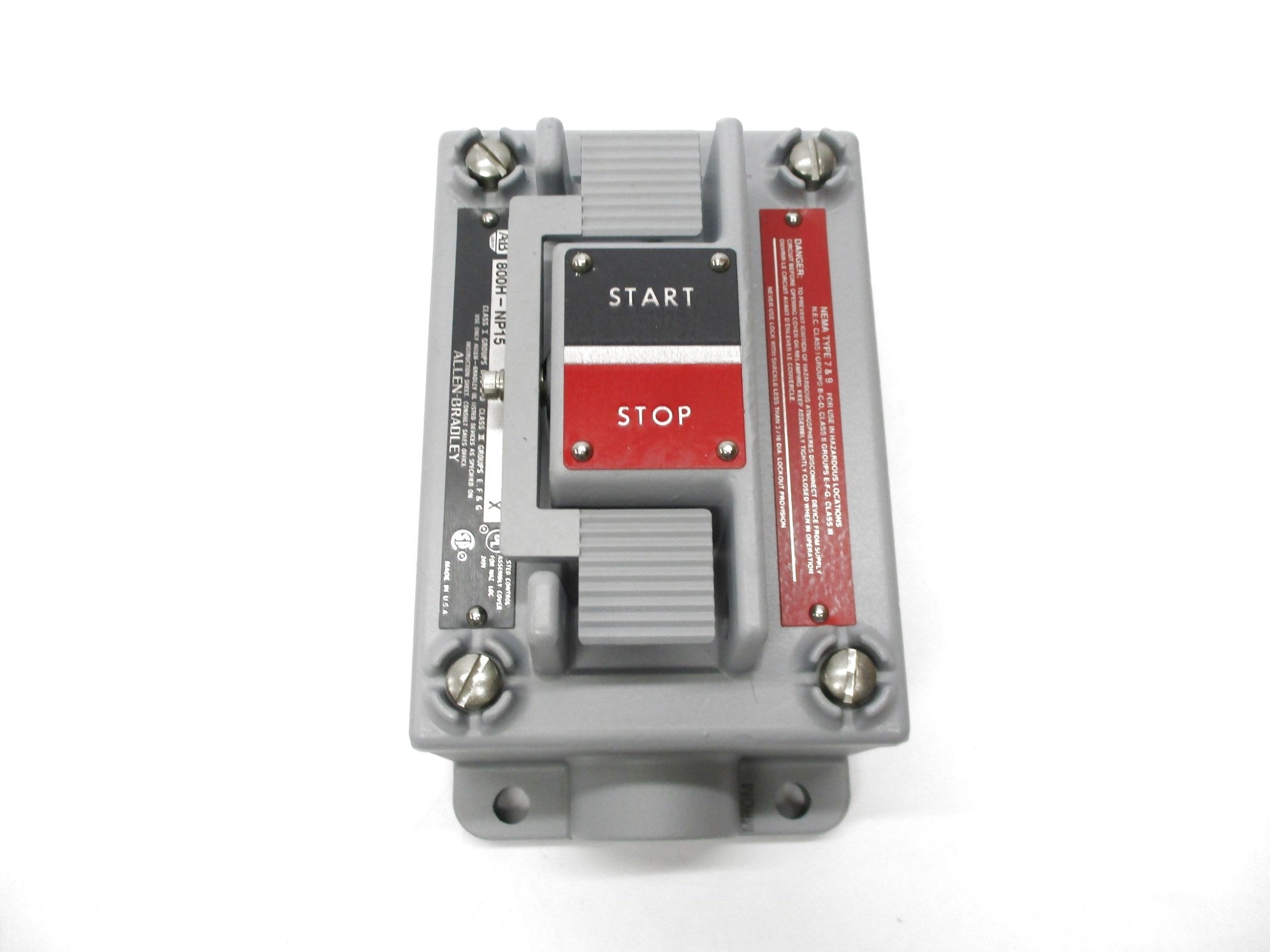 ALLEN BRADLEY 800H-2HA7 SER. X (BR/WH) NSMP