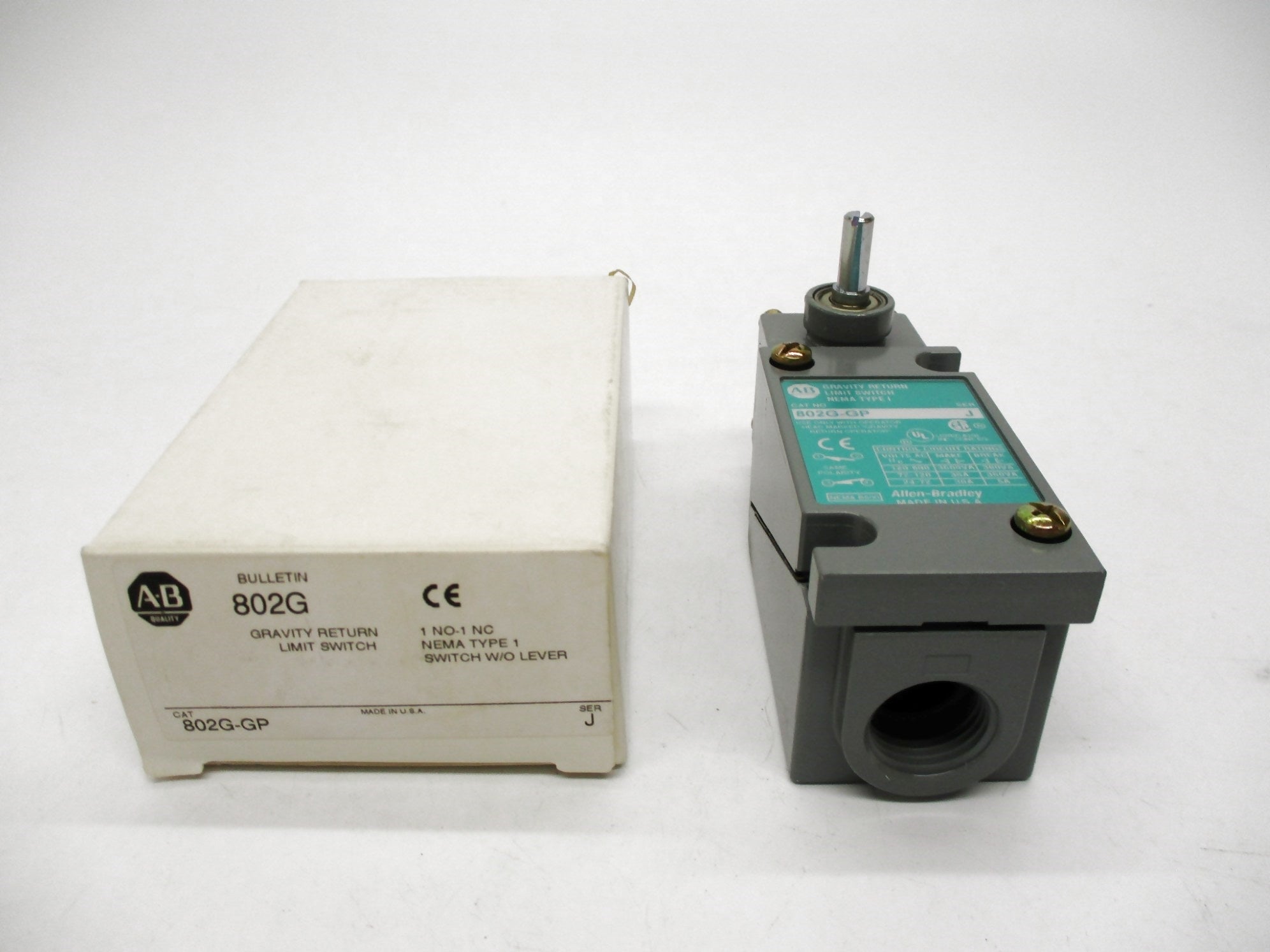 ALLEN BRADLEY 802G-GP SER. J (WH) NSMP