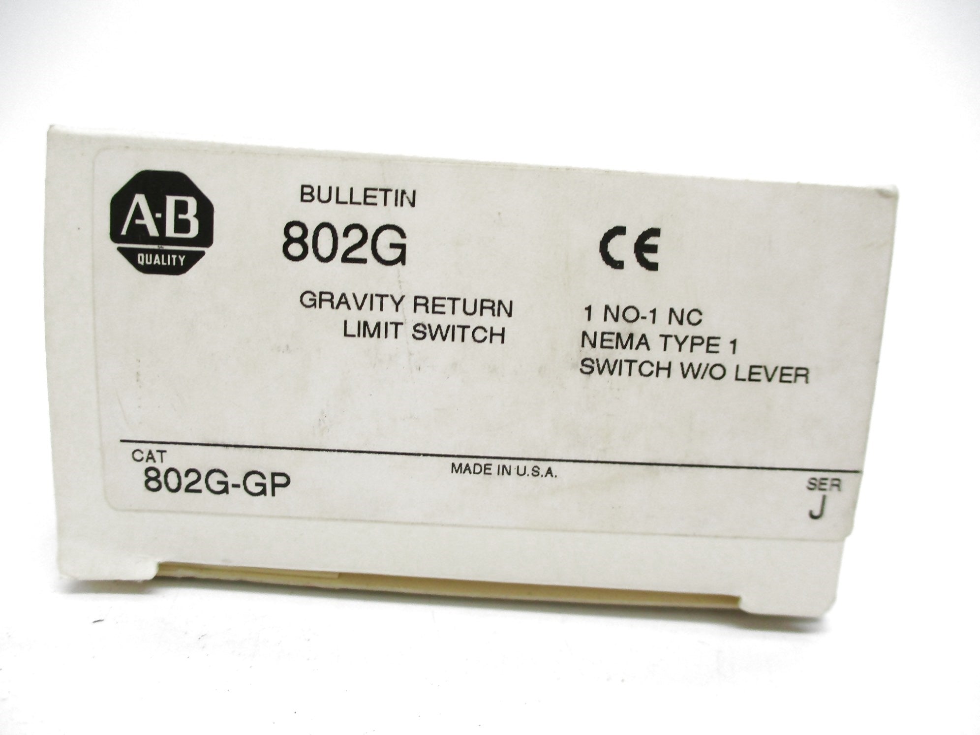 ALLEN BRADLEY 802G-GP SER. J (WH) NSMP