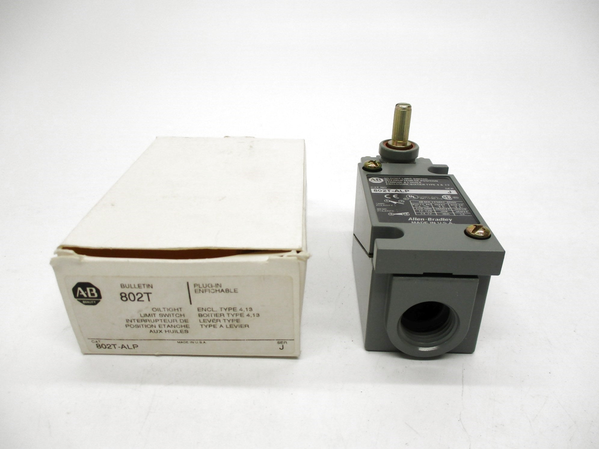 ALLEN BRADLEY 802T-ALP SER. J (WH) NSMP