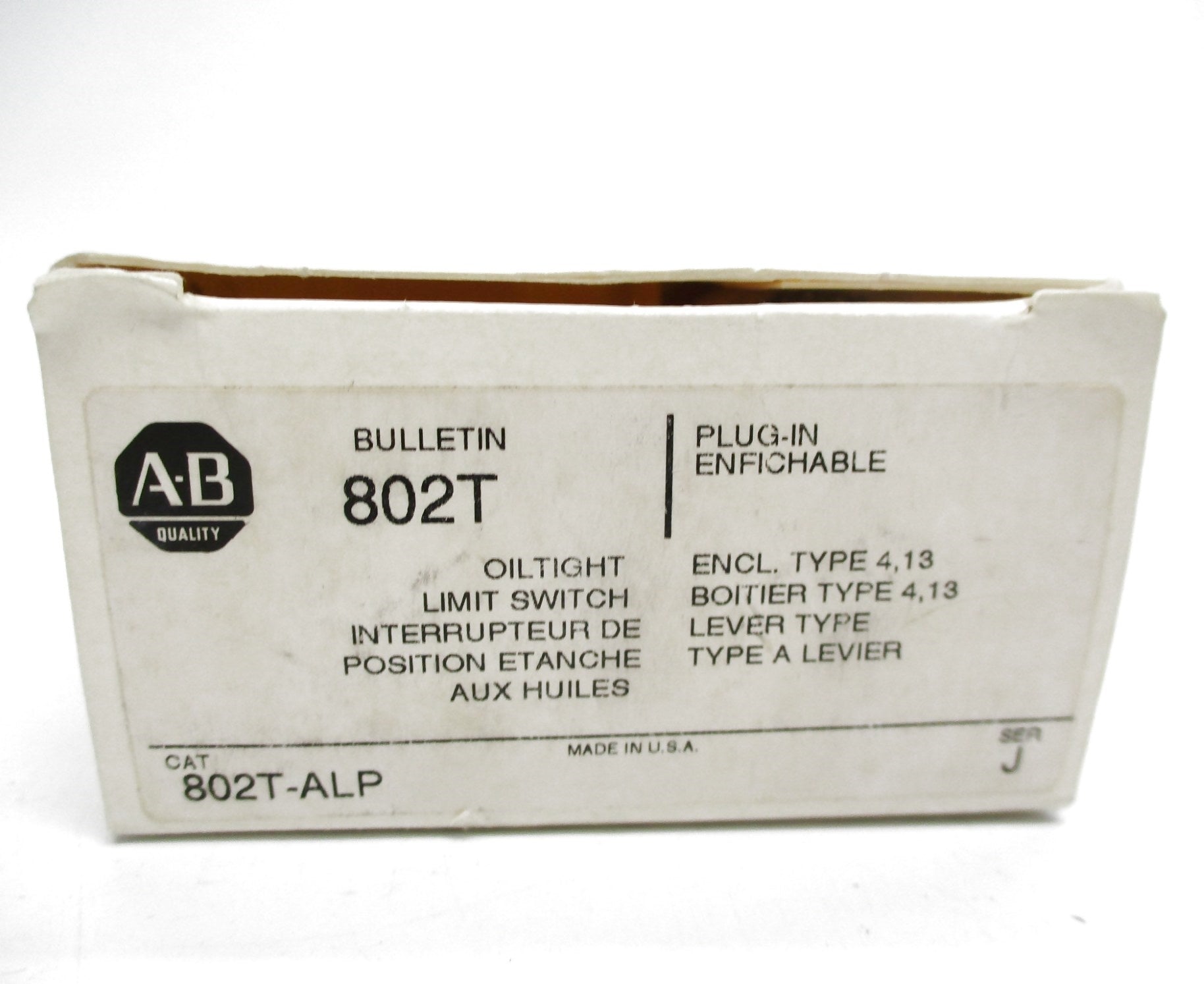 ALLEN BRADLEY 802T-ALP SER. J (WH) NSMP