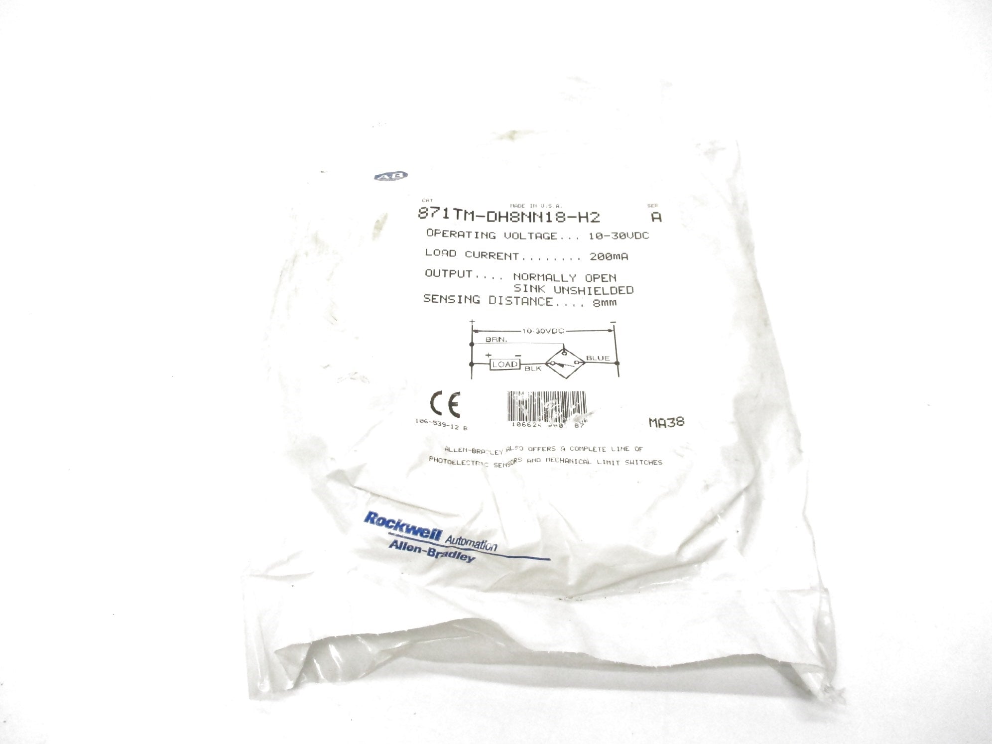 INDUSTRIAL SPARE PART 871TM-DH8NN18-H2 SER. A NSMP