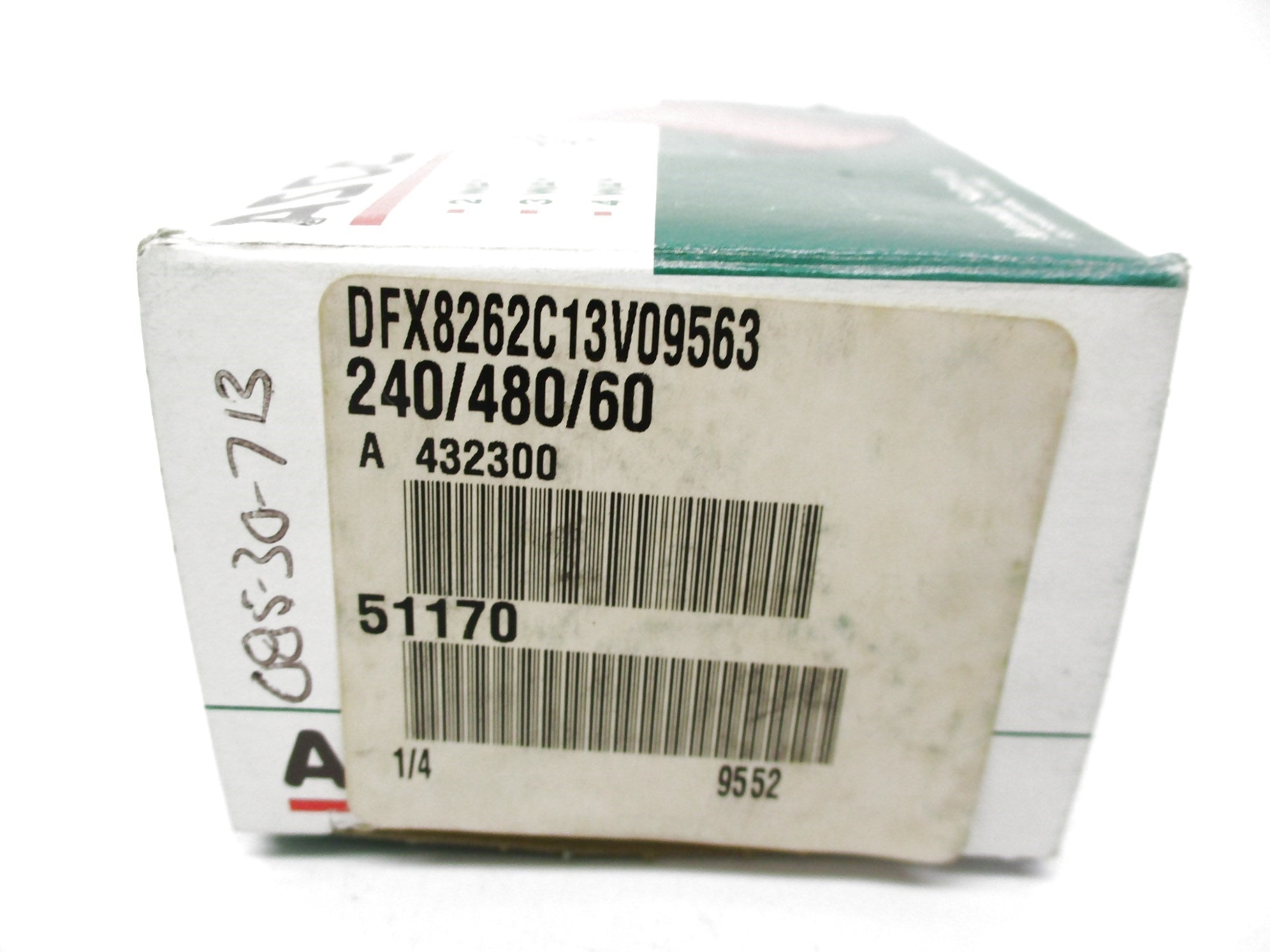 ASCO DFX8262C13V09563 240/480V NSMP