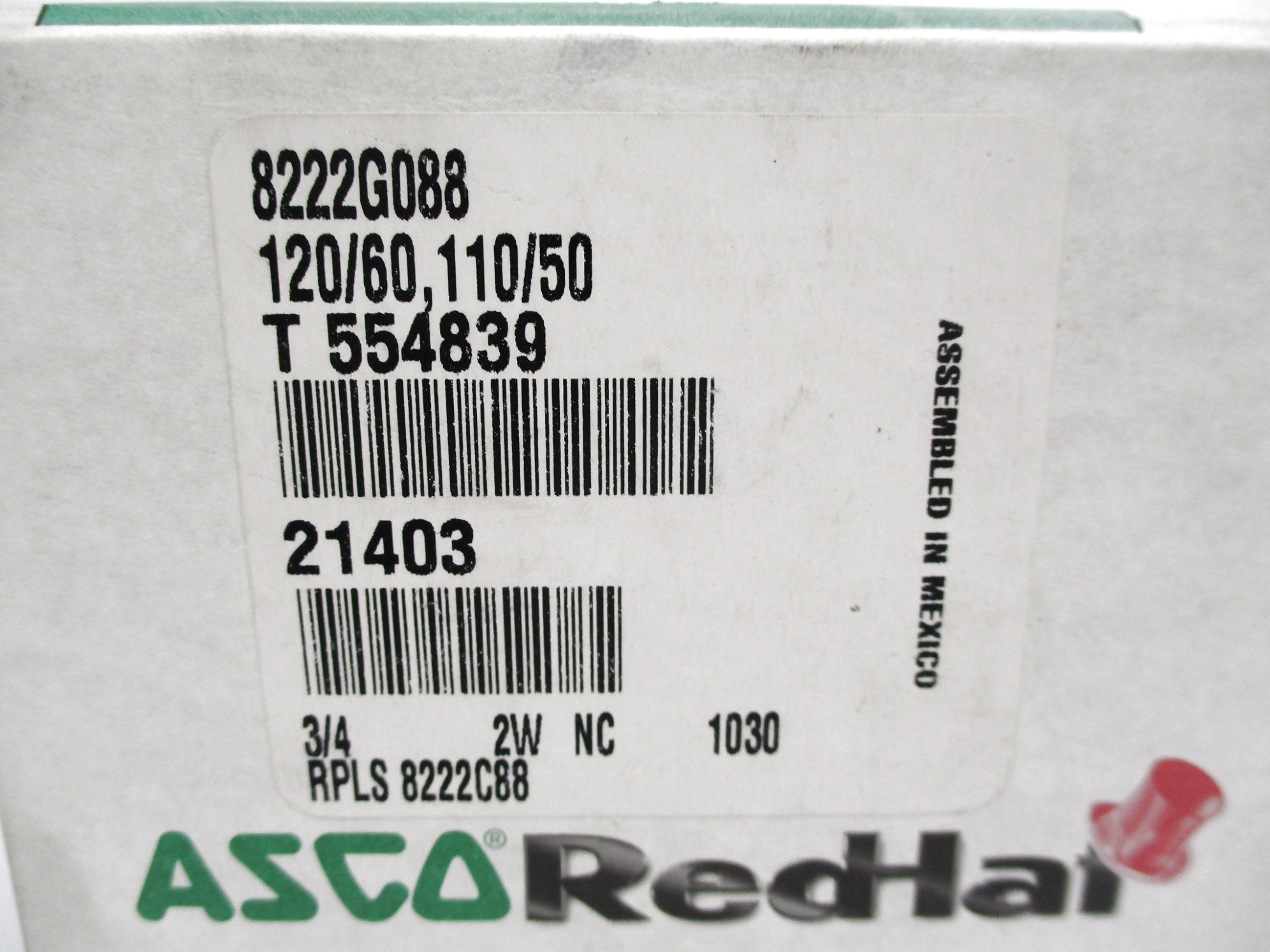 ASCO 8222G088 120V NSMP