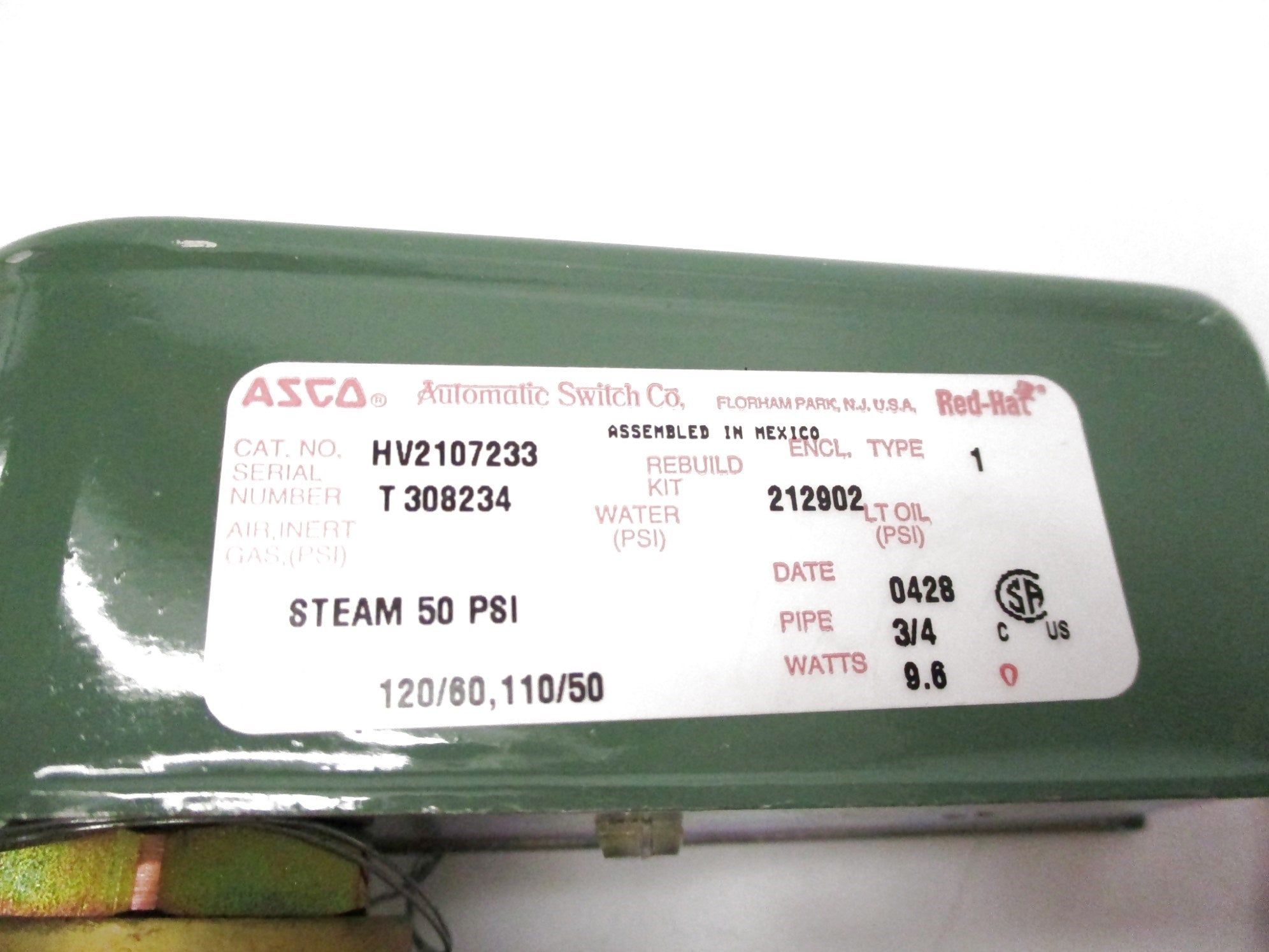 ASCO HV2107233 120V NSMP