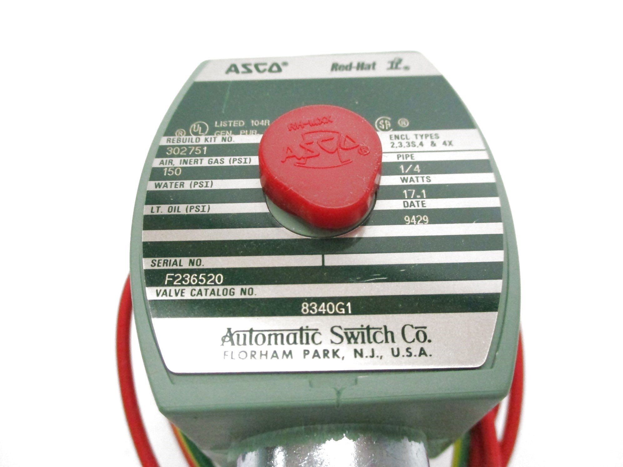 ASCO 8340G1 120V NSMP