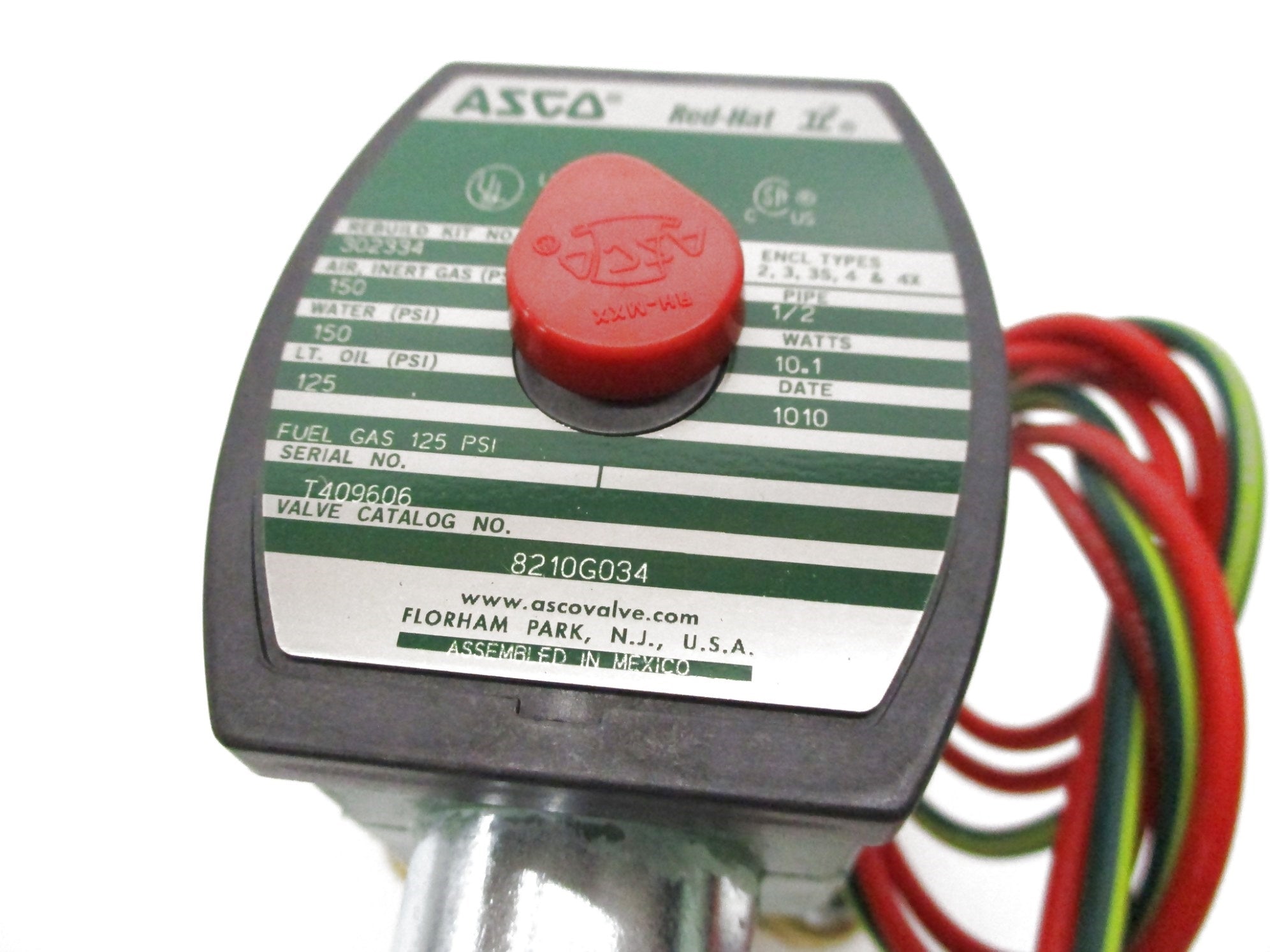 ASCO 8210G034 120V NSMP
