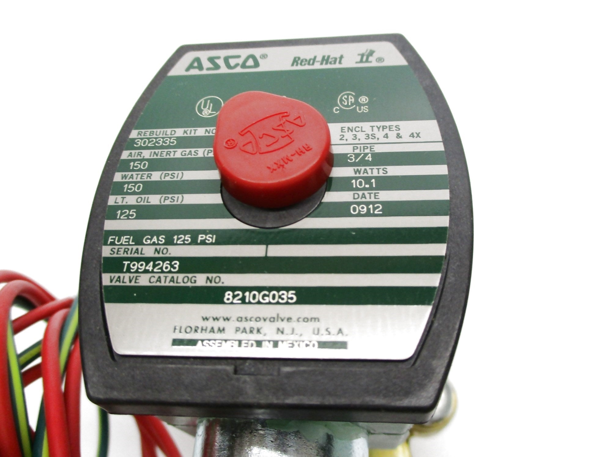 ASCO 8210G035 120V NSMP