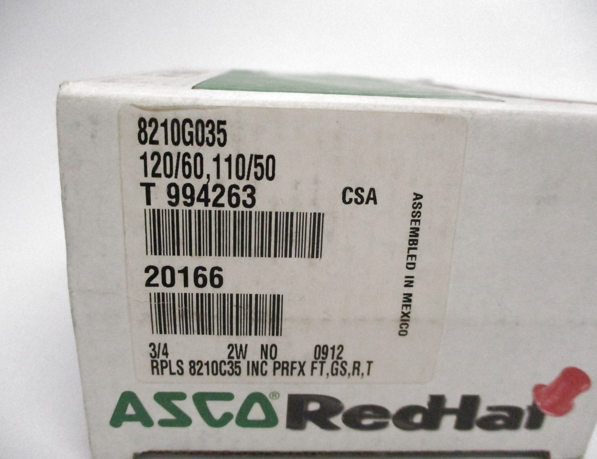 ASCO 8210G035 120V NSMP