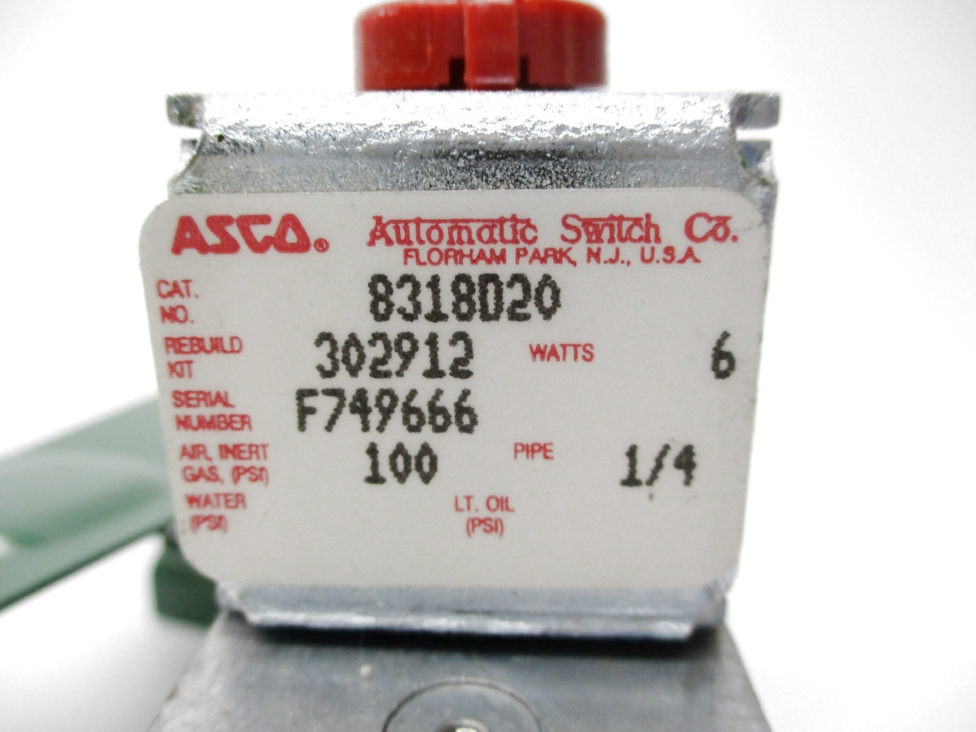 ASCO 8318D20 120V NSNP