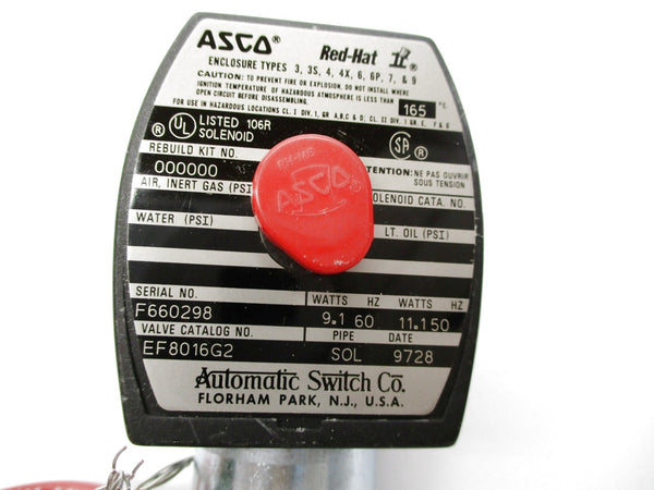 ASCO EF8016G2 120V (AS PICTURED) NSNP