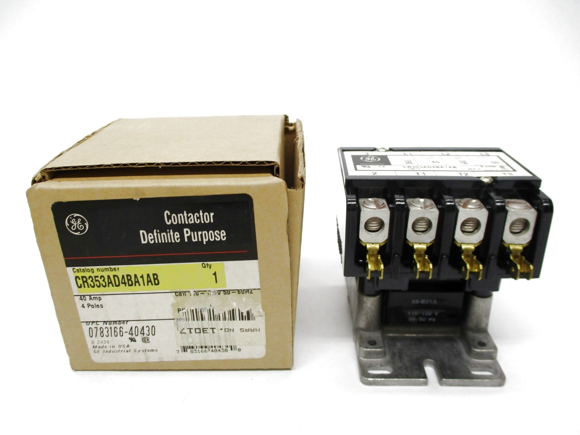 GENERAL ELECTRIC CR353AD4BA1AB 110-120V NSMP