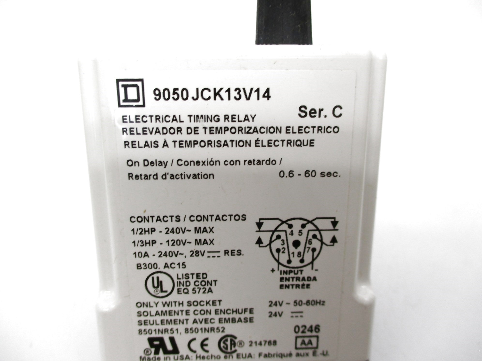 SQUARE D 9050JCK13V14 SER. C 24V NSMP