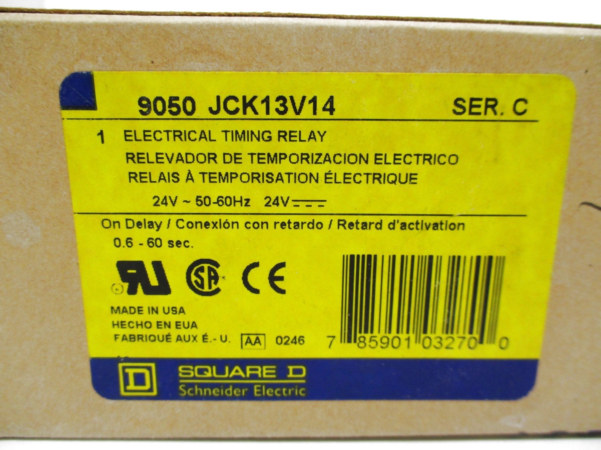 SQUARE D 9050JCK13V14 SER. C 24V NSMP