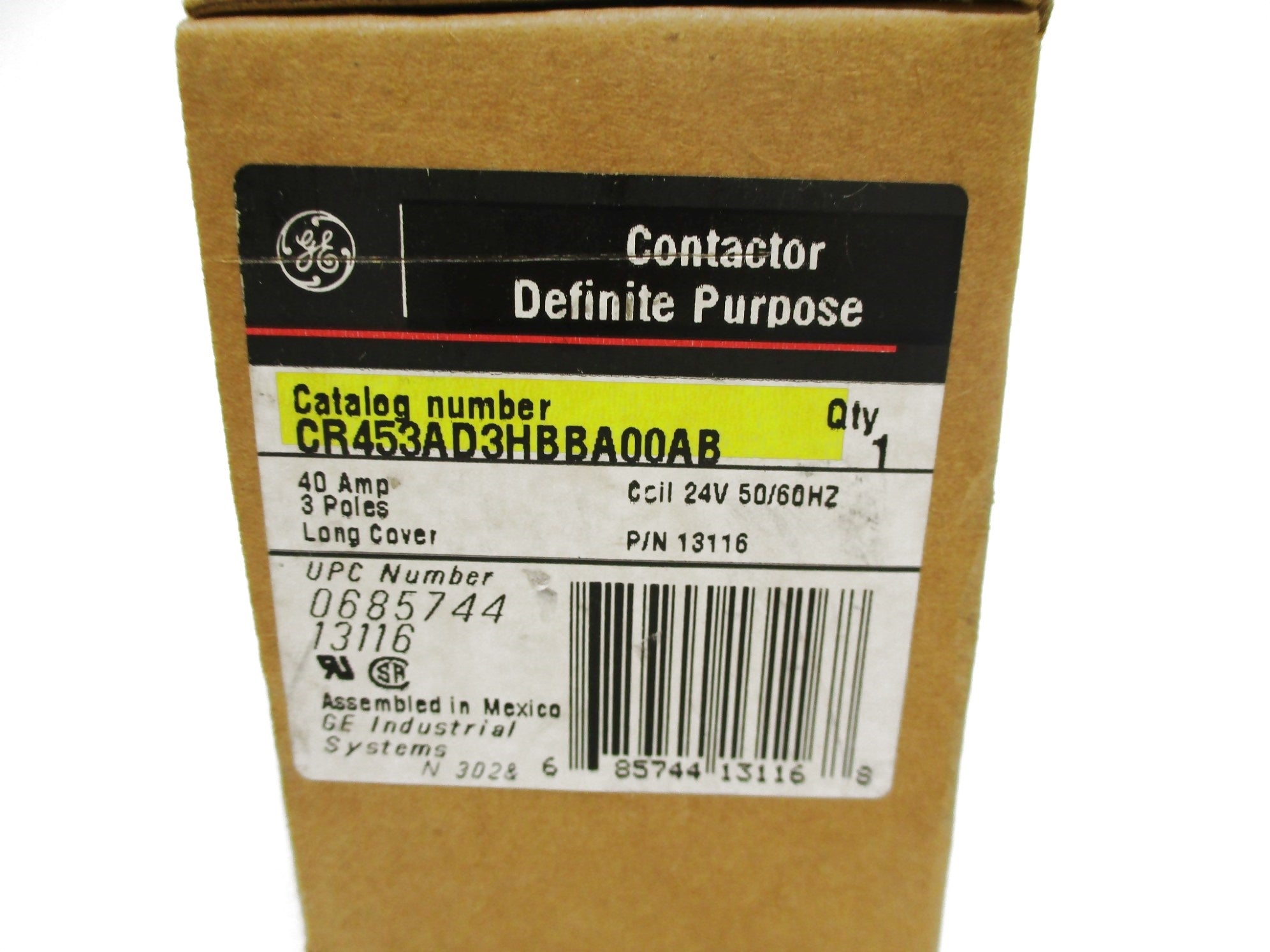 GENERAL ELECTRIC CR453AD3HBBA00AB 24V NSMP