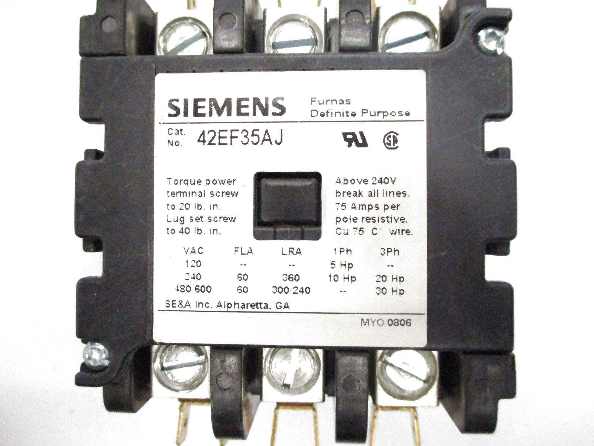 SIEMENS 42EF35AJ 24V NSNP