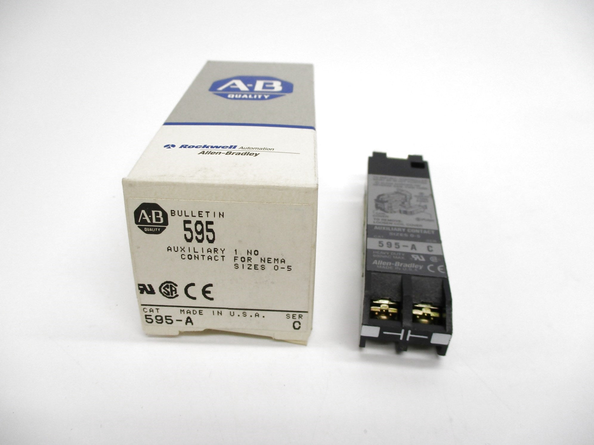 ALLEN BRADLEY 595-A SER. C (GY/BL) NSMP