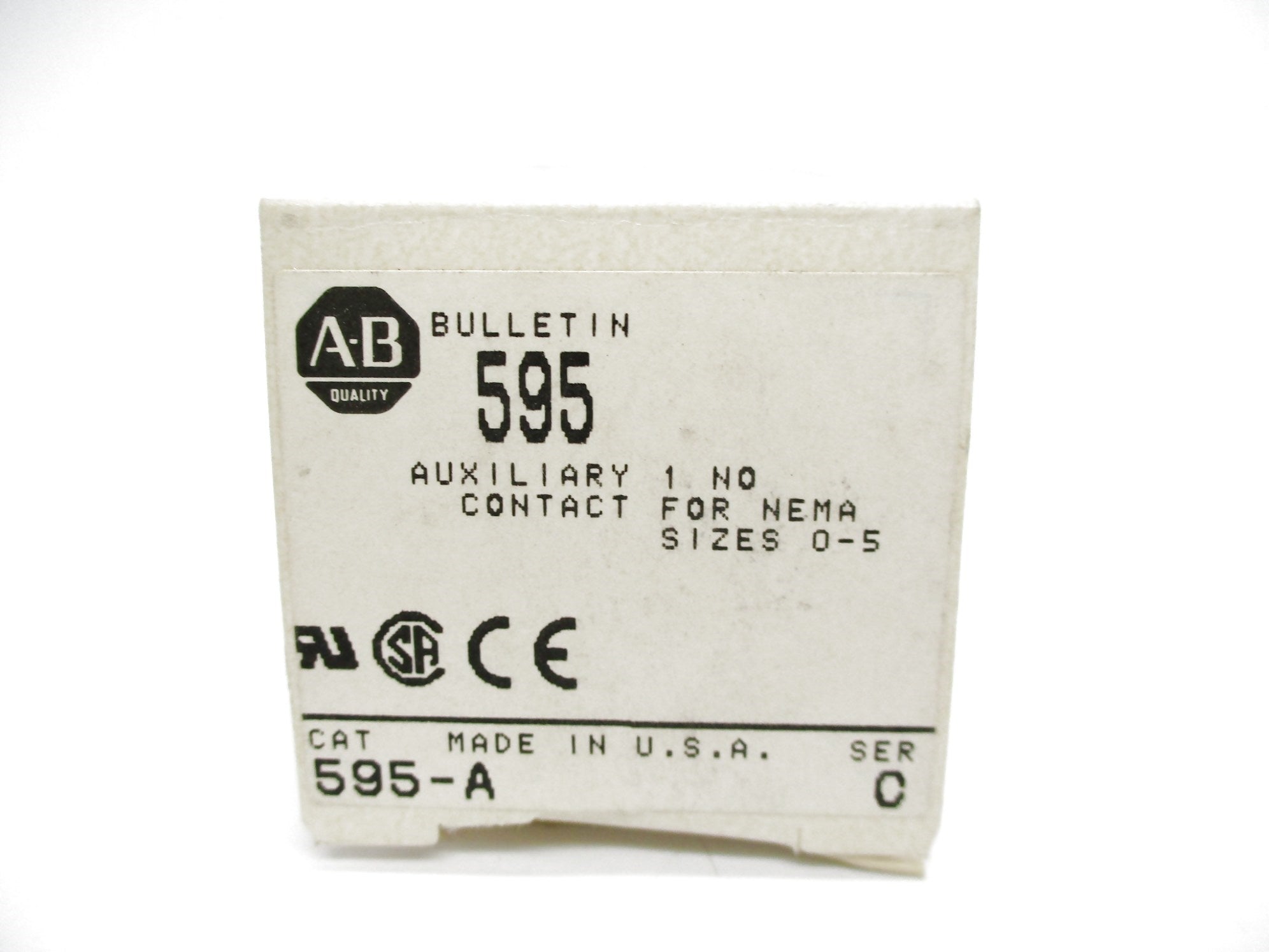 ALLEN BRADLEY 595-A SER. C (GY/BL) NSMP
