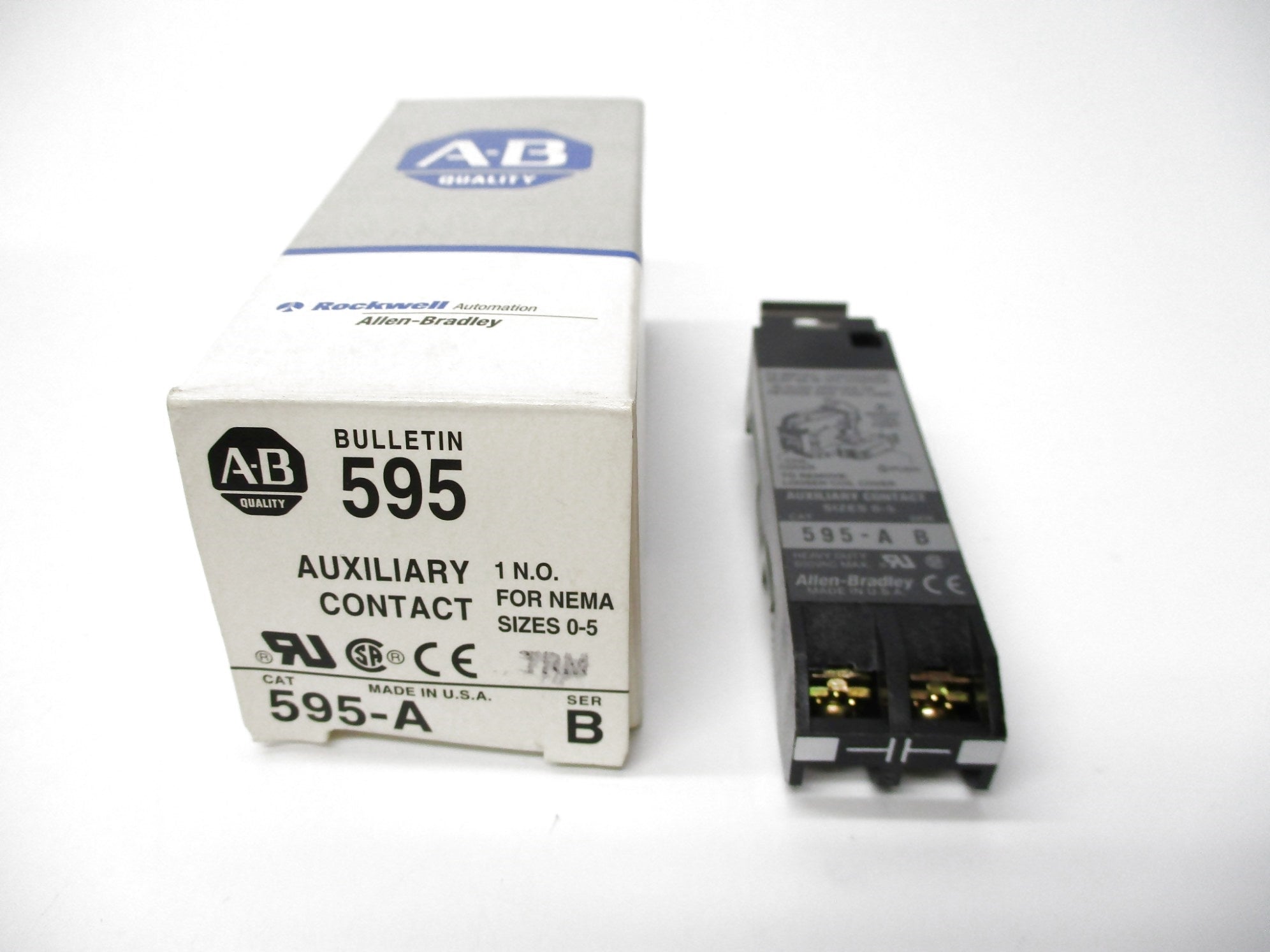 ALLEN BRADLEY 595-A SER. B (GY/BL) NSMP