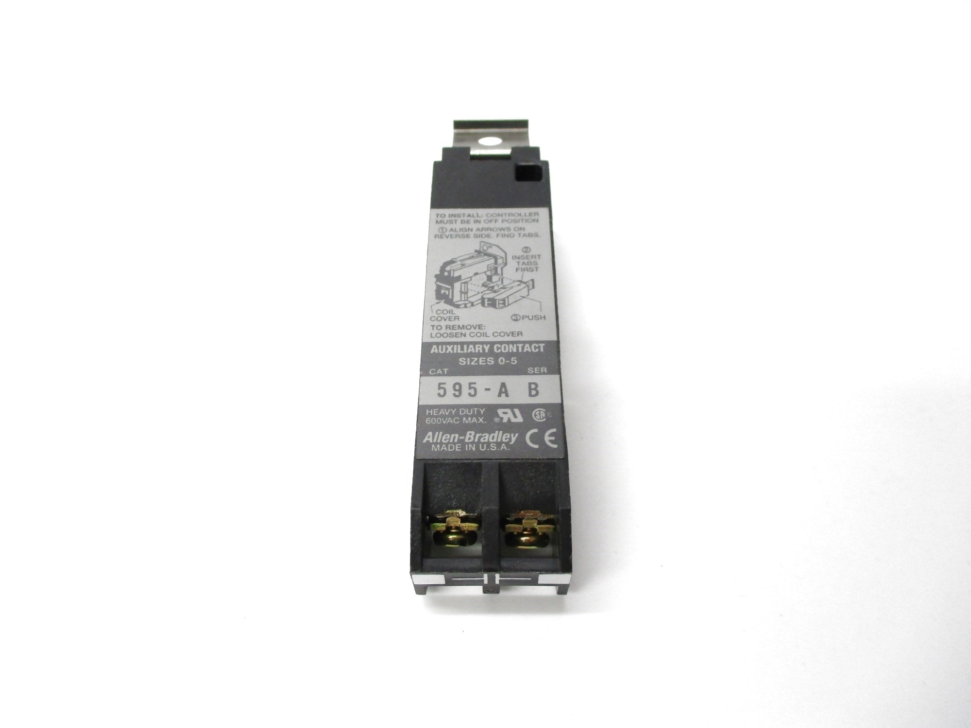 ALLEN BRADLEY 595-A SER. B (GY/BL) NSMP